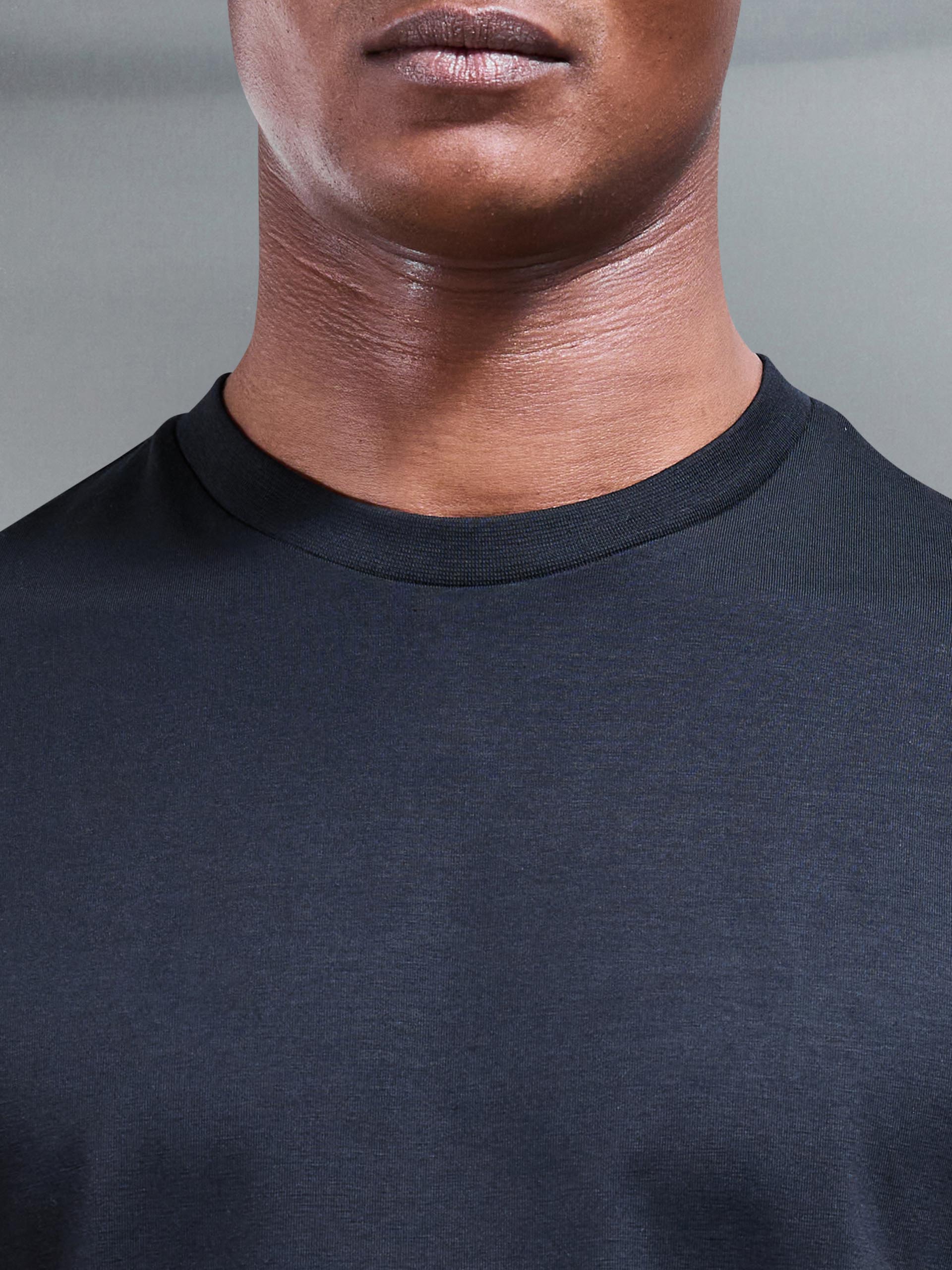 Essential Relaxed Fit Cotton T-Shirt in Black