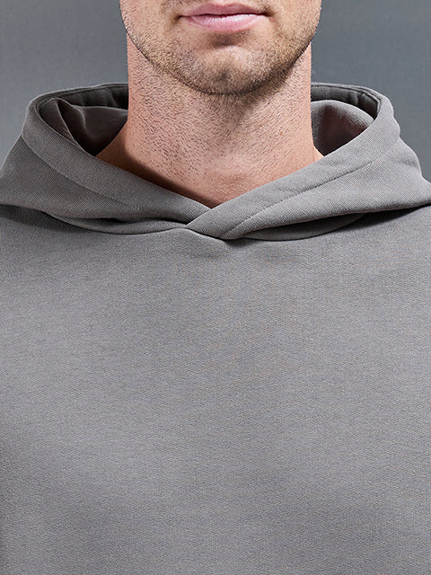 Essential Relaxed Hoodie in Grey