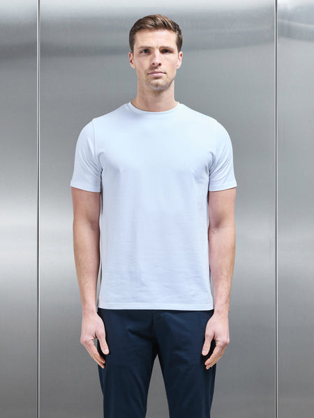 Slim Fit Cotton T-Shirt in White