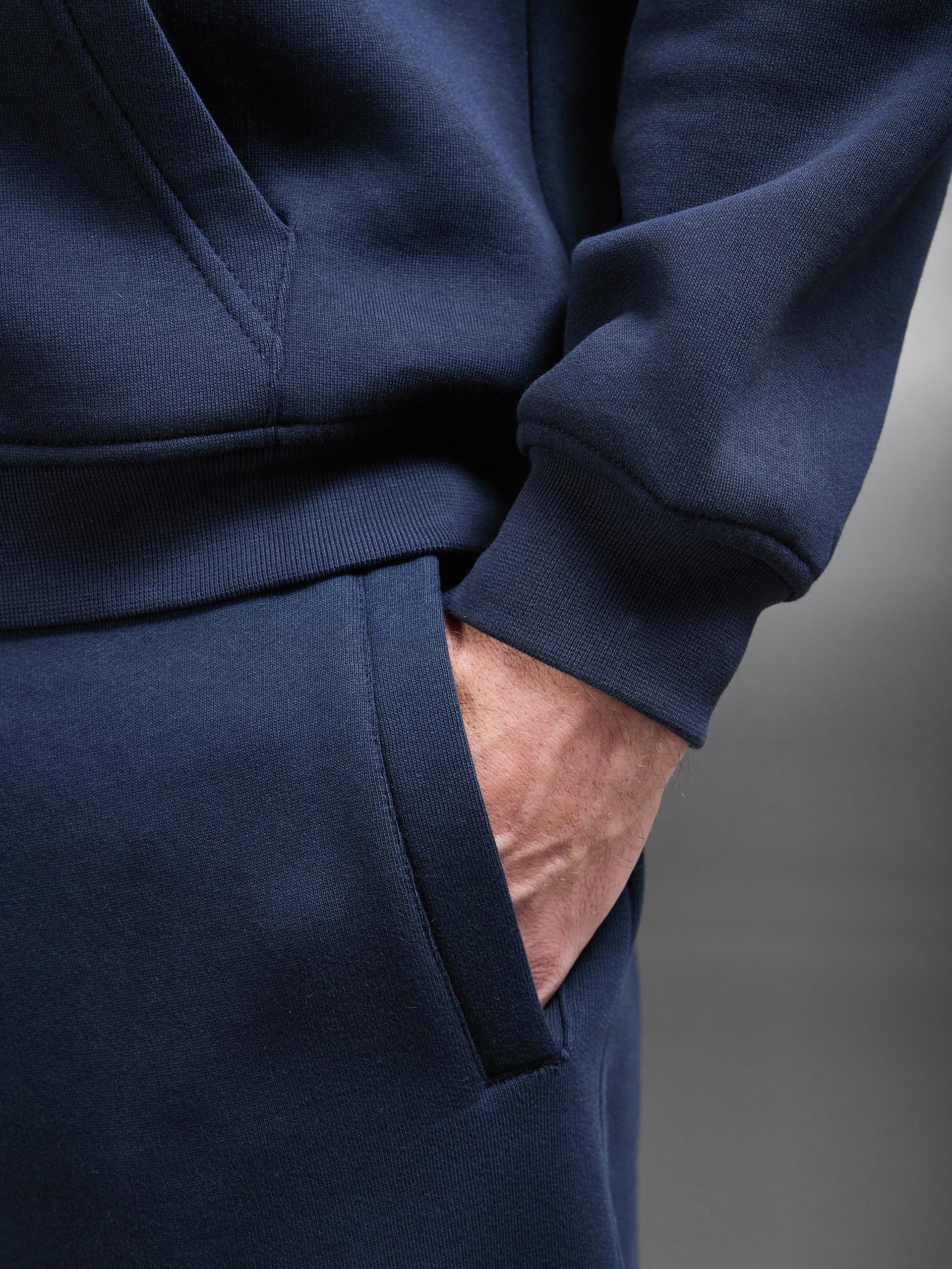 Essential Straight Leg Jersey Jogger in Navy