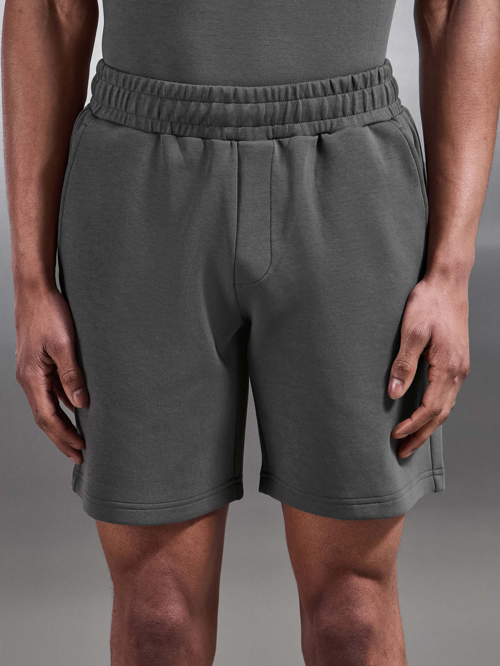Everyday Luxe Relaxed Short in Grey
