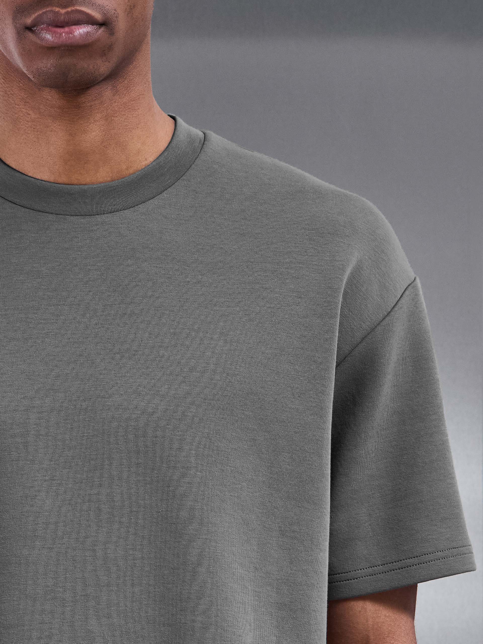 Everyday Luxe Relaxed T-Shirt in Grey