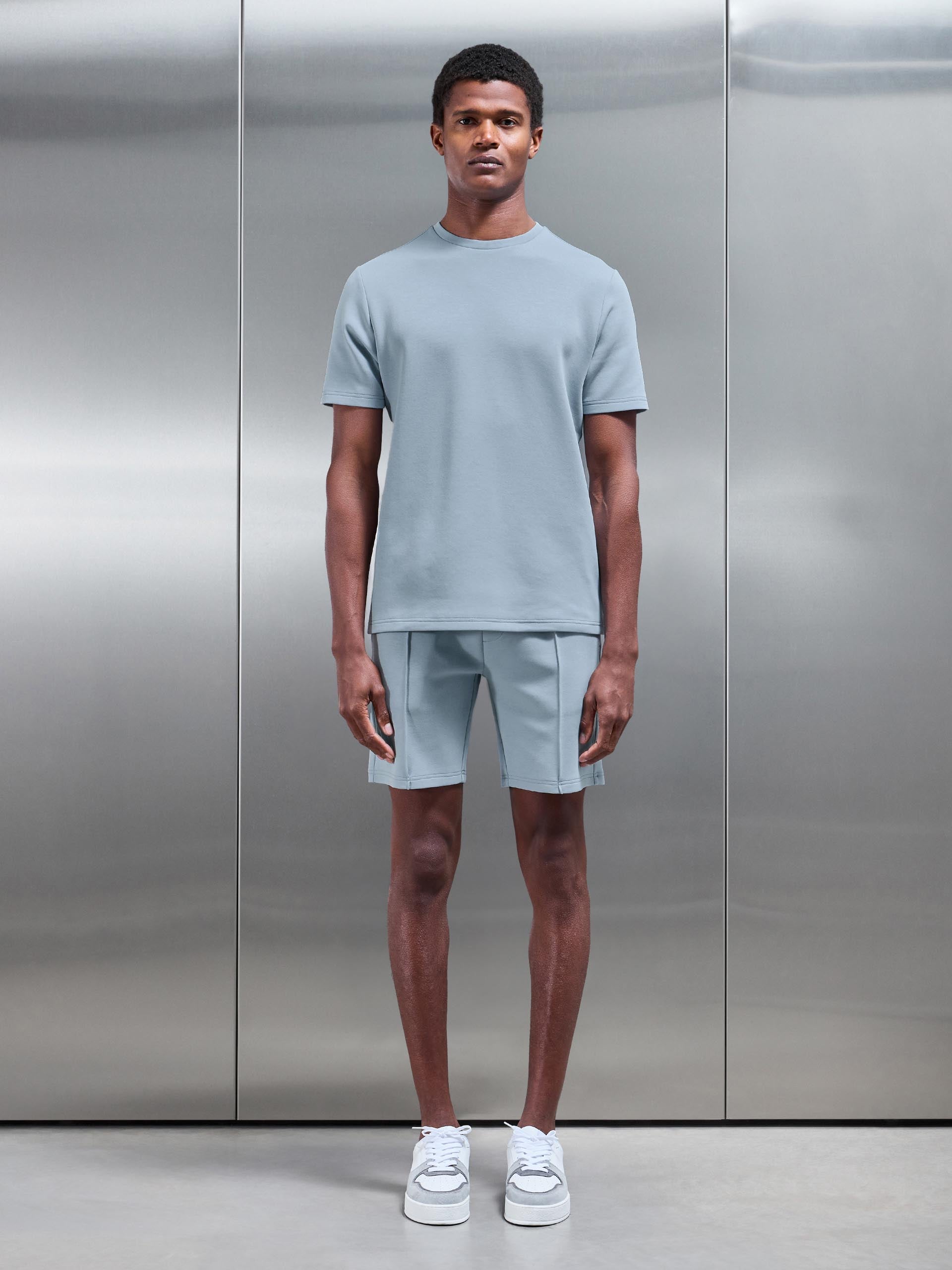 Everyday Luxe Short in Soft Blue