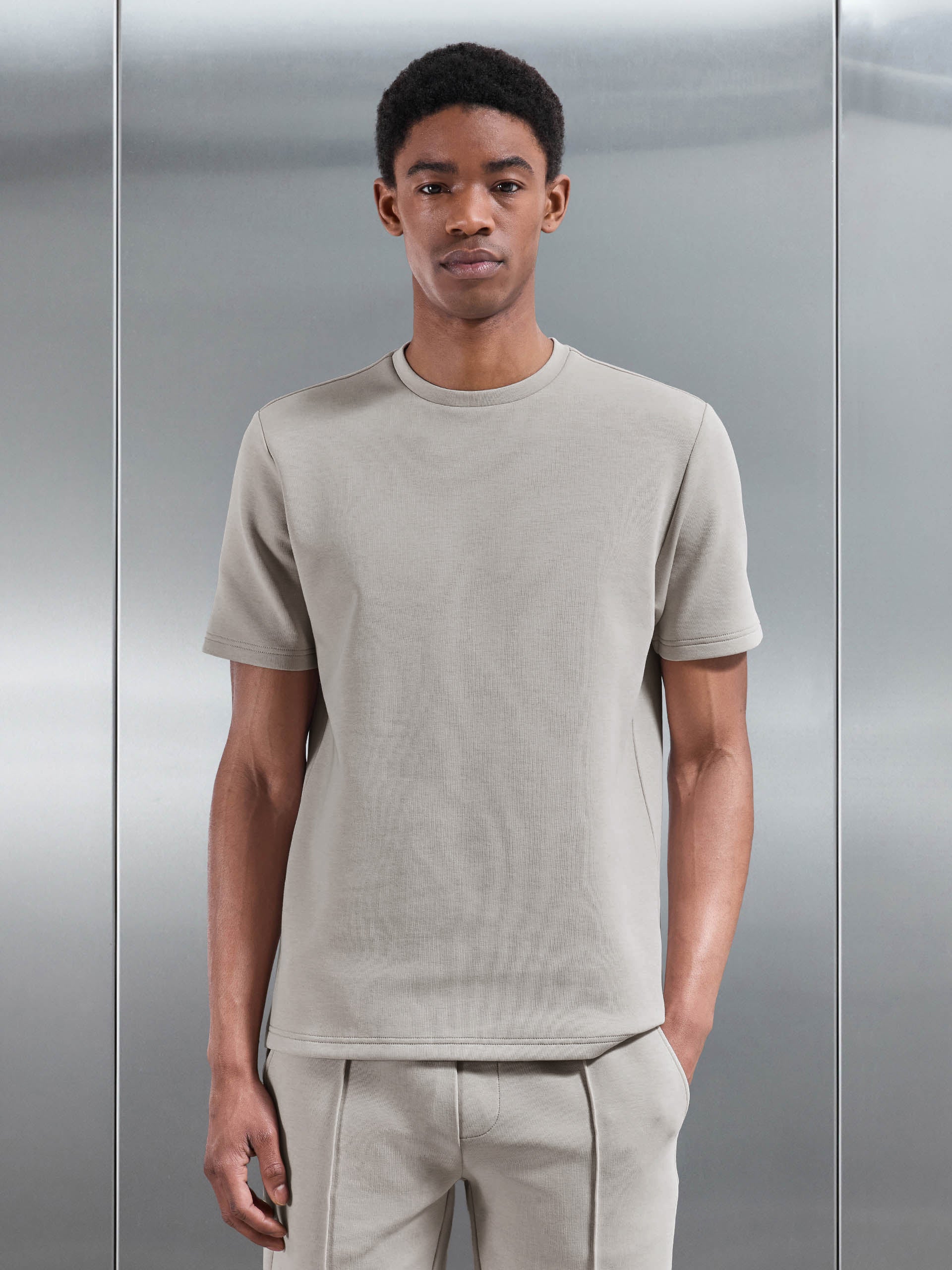 Everyday Luxe T-Shirt in Beige