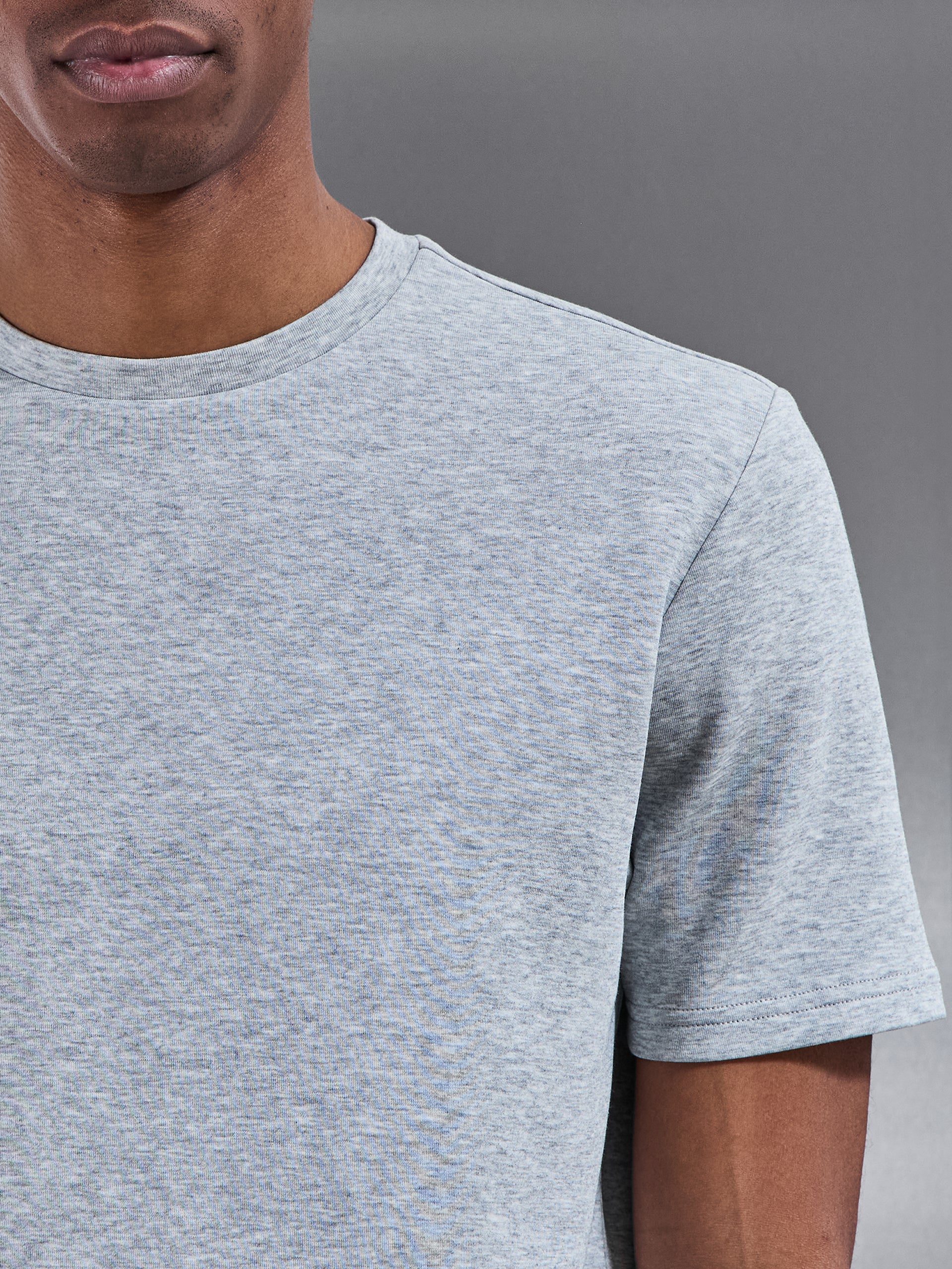 Everyday Luxe T-Shirt in Marl Grey