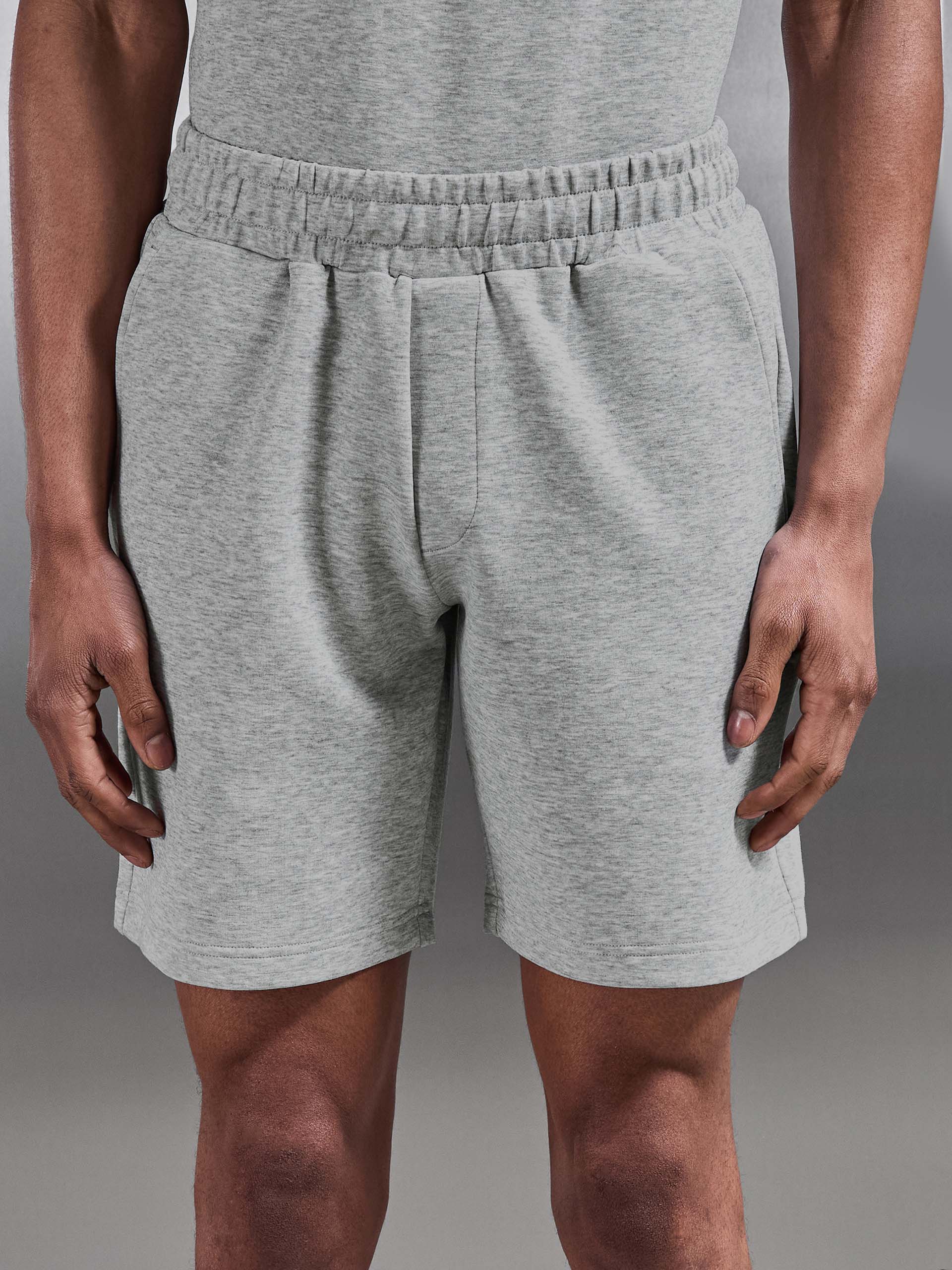Everyday Luxe Relaxed Short in Marl Grey