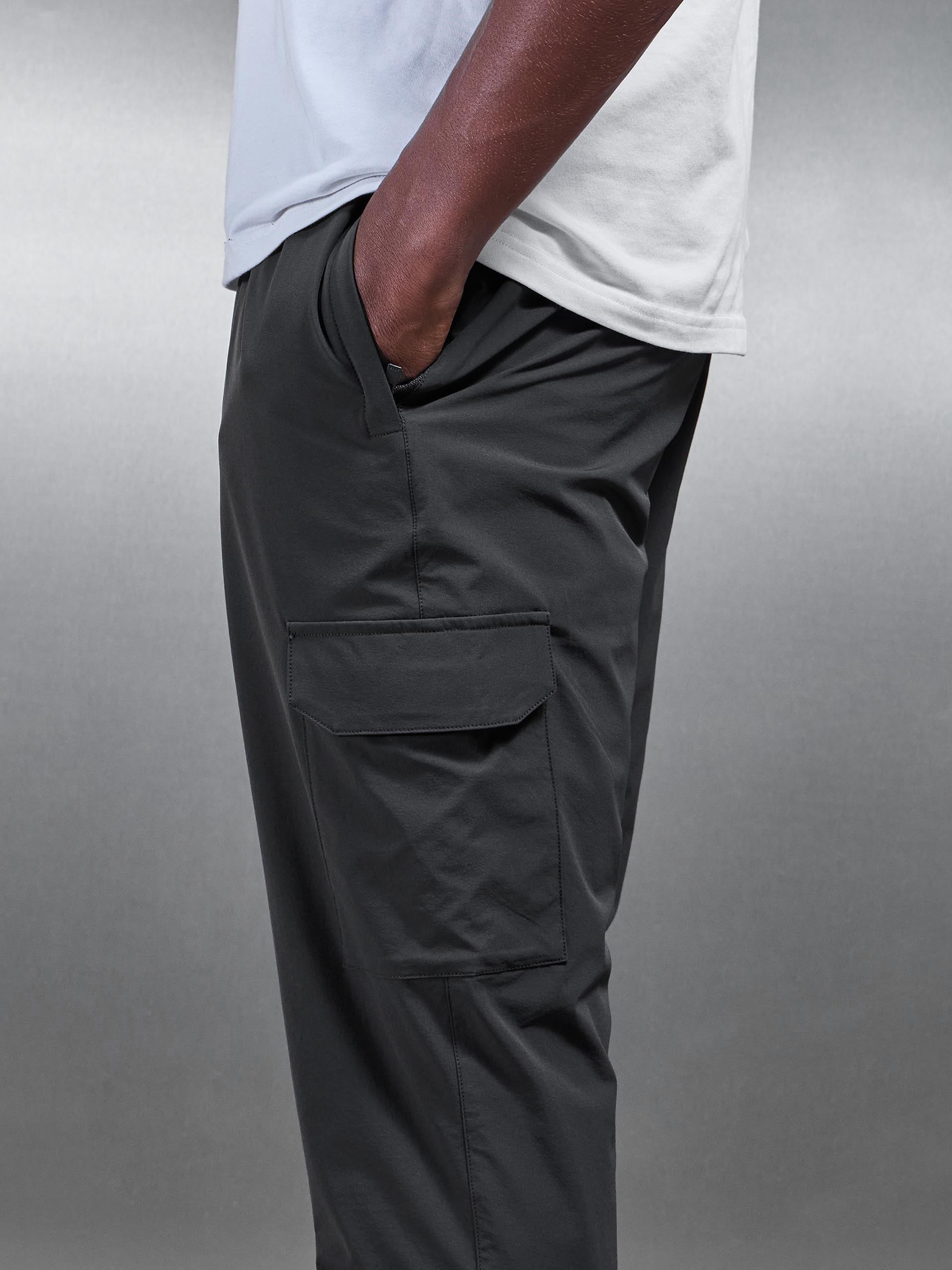 Flat Pocket Cargo Pant in Grey