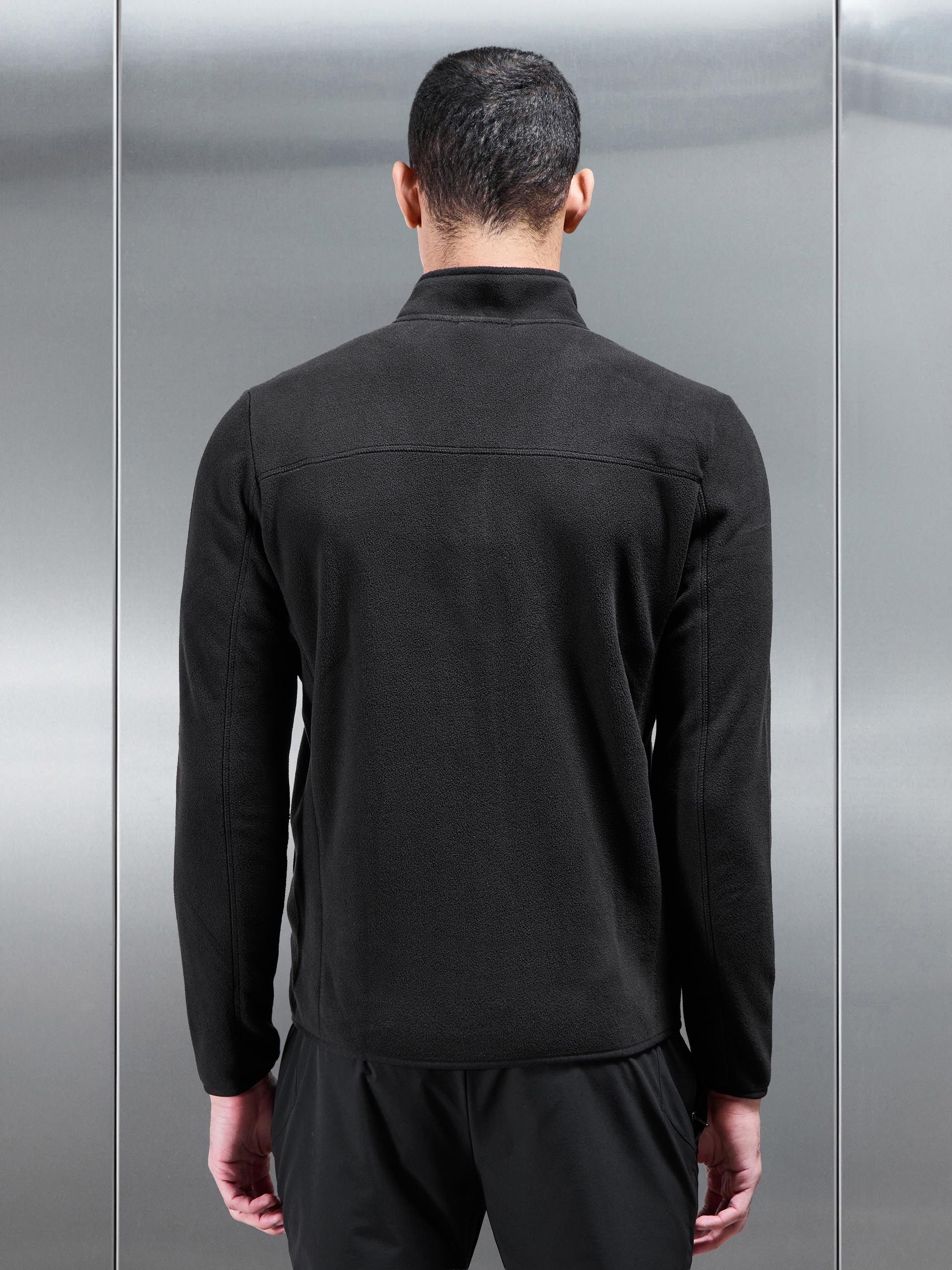 Fleece Jacket in Black