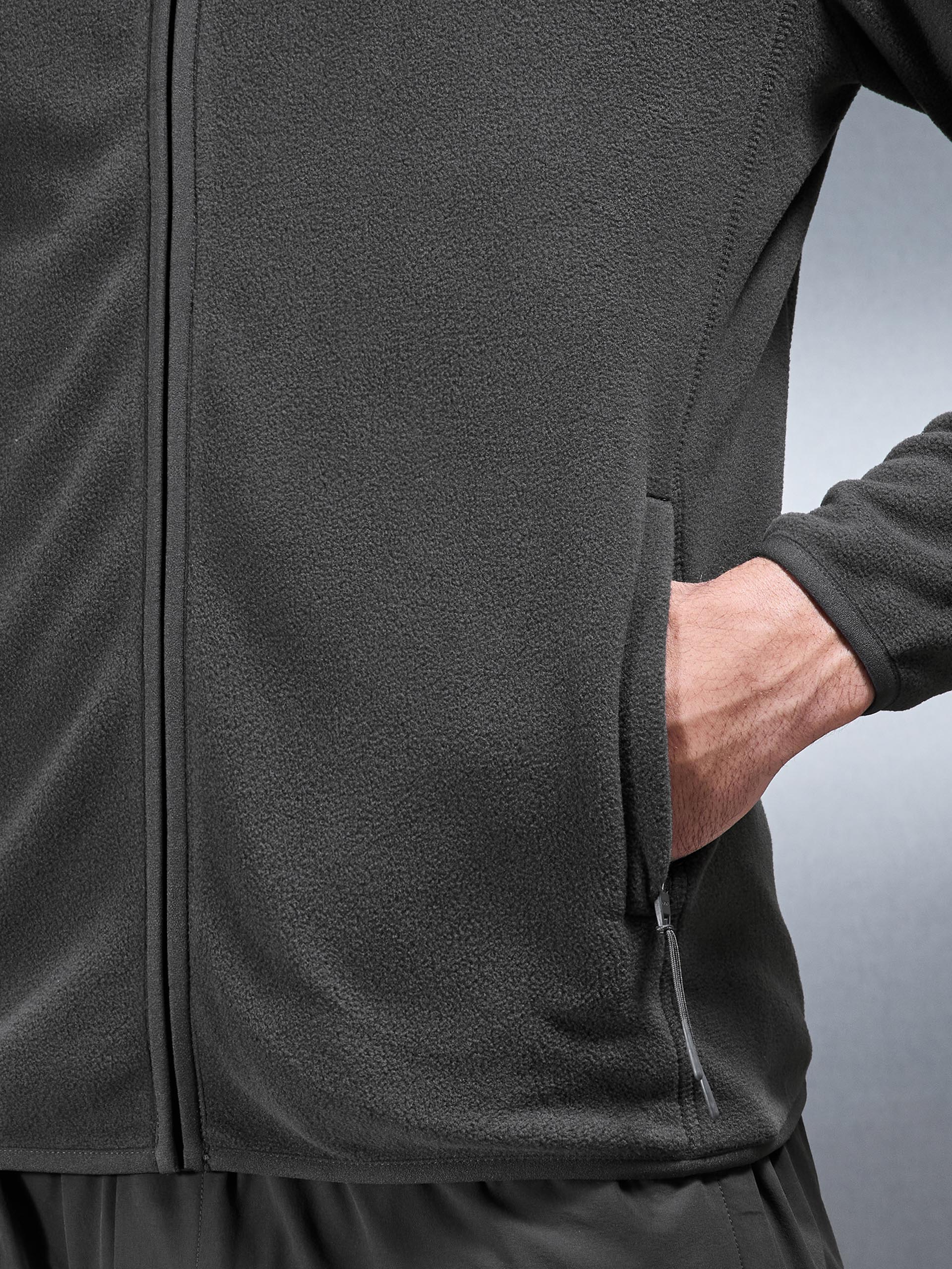 Fleece Jacket in Grey