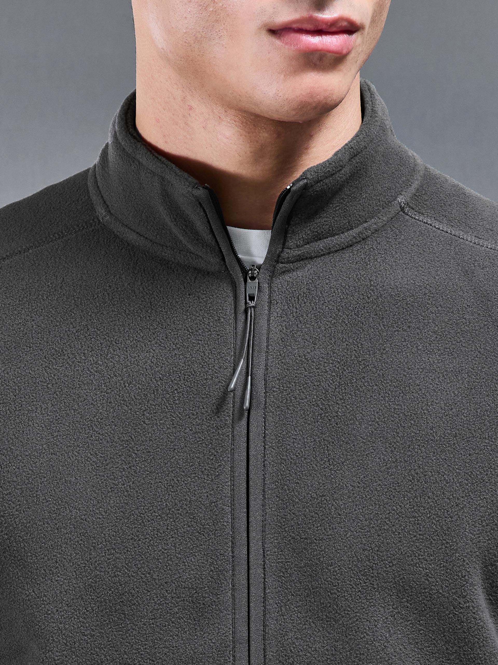 Fleece Jacket in Grey