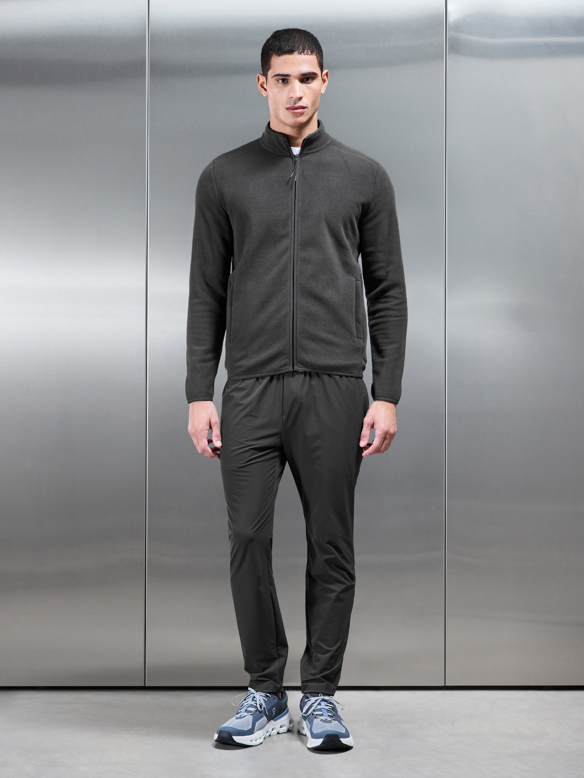 Fleece Jacket in Grey