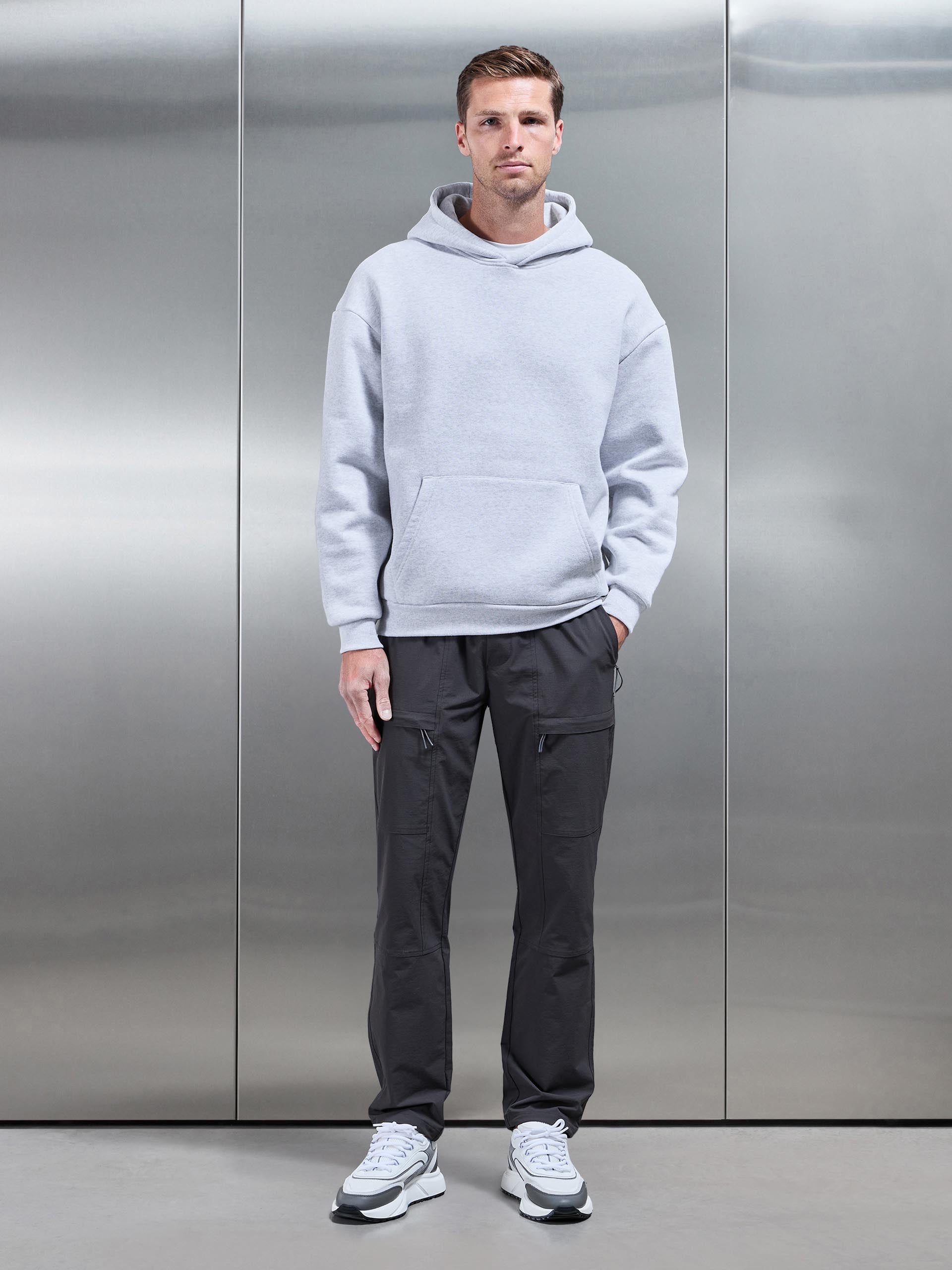 Front Pocket Technical Cargo Pant in Grey