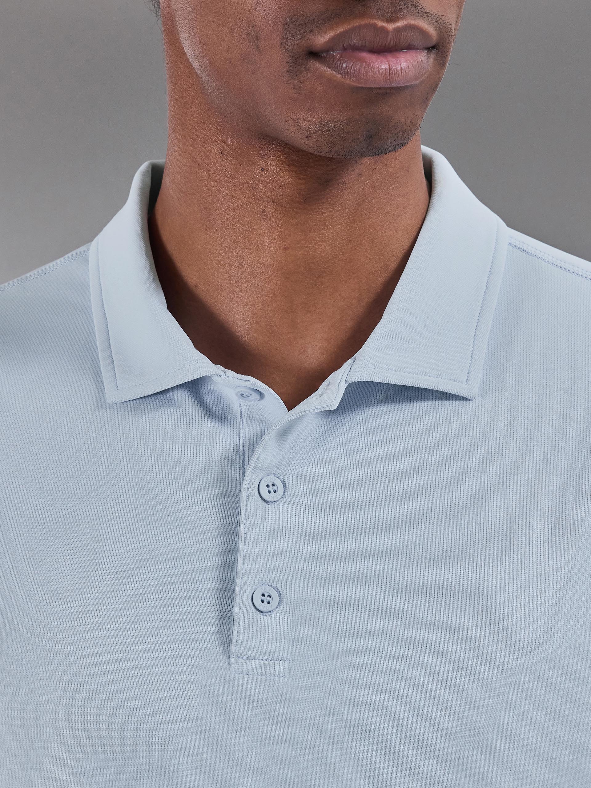 Golf Polo Shirt in Light Blue