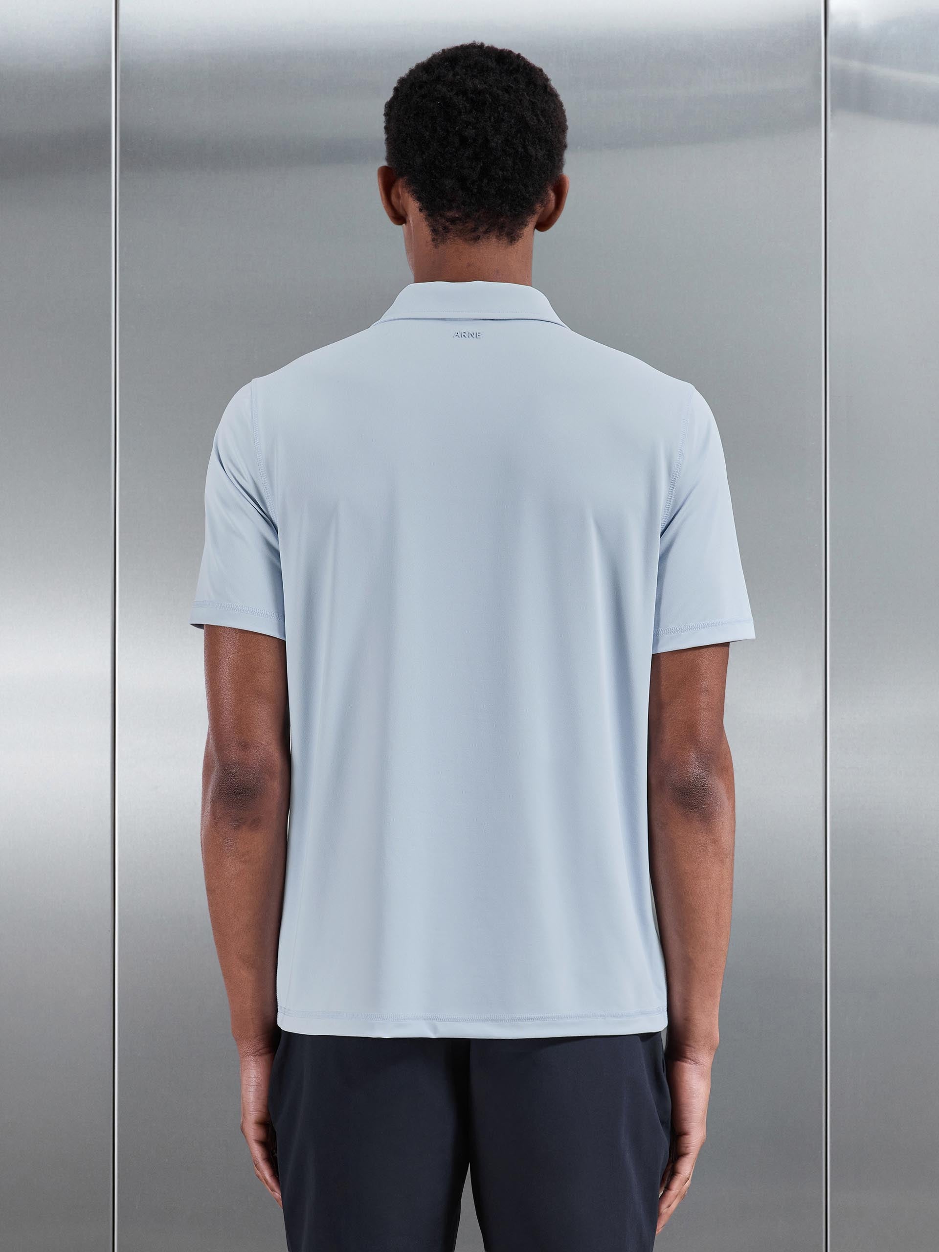 Golf Polo Shirt in Light Blue