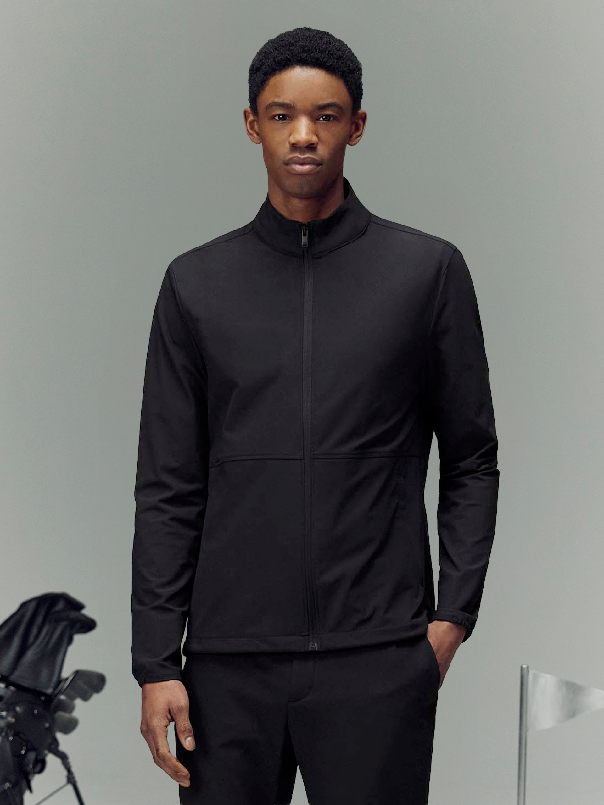 Golf Jacket in Black