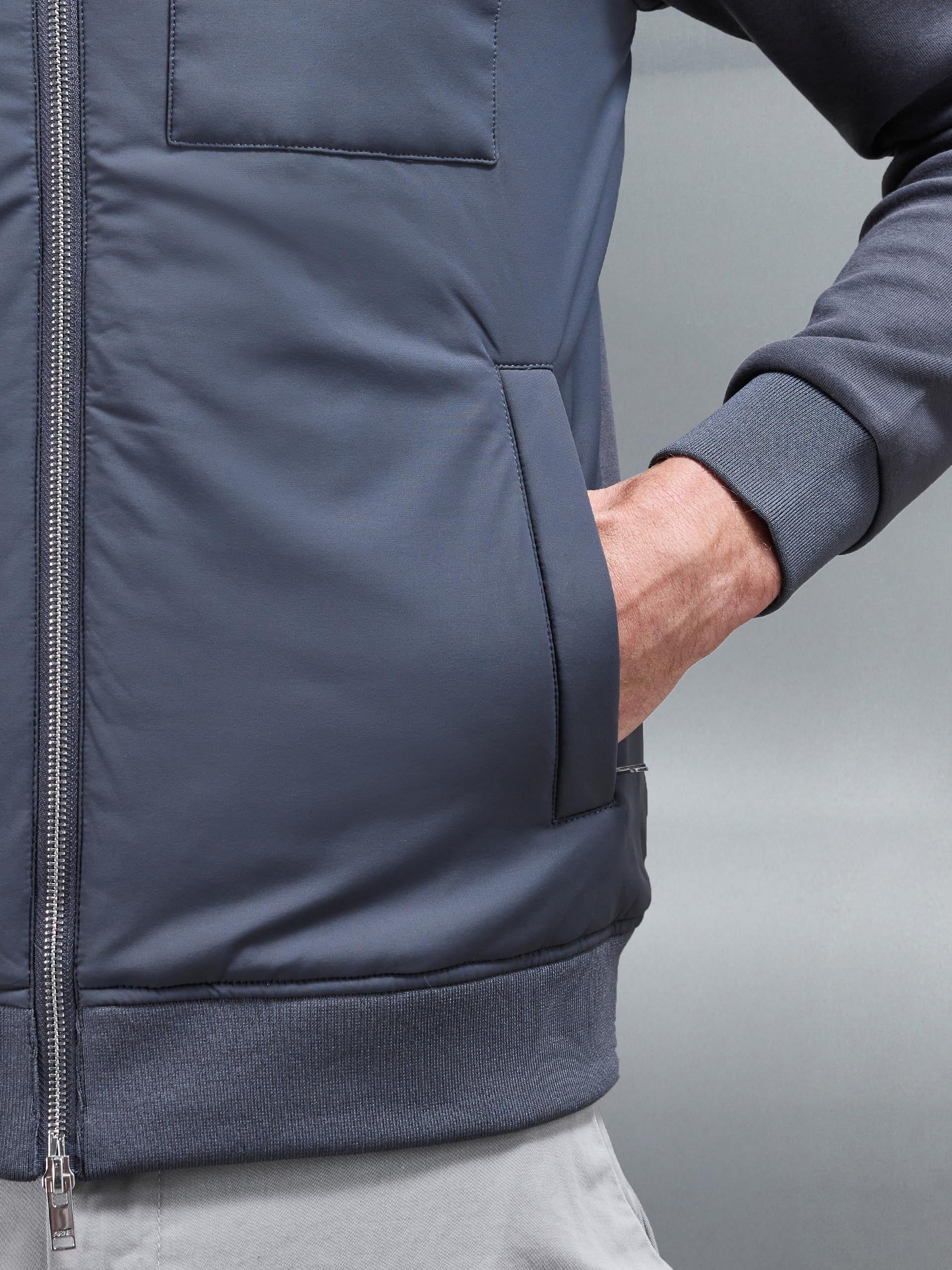 Hybrid Cargo Jacket in Grey