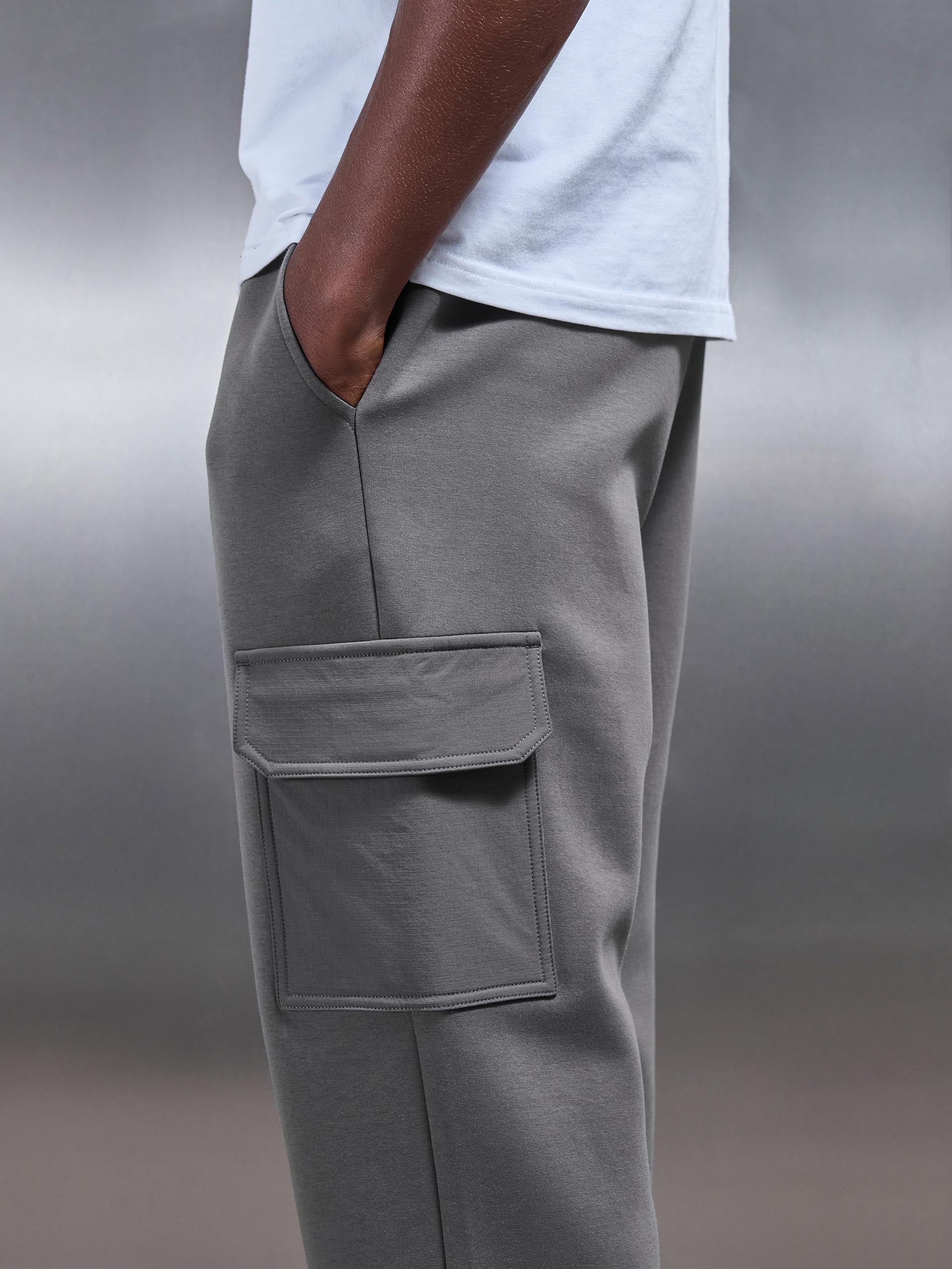 Hybrid Cargo Jogger in Charcoal
