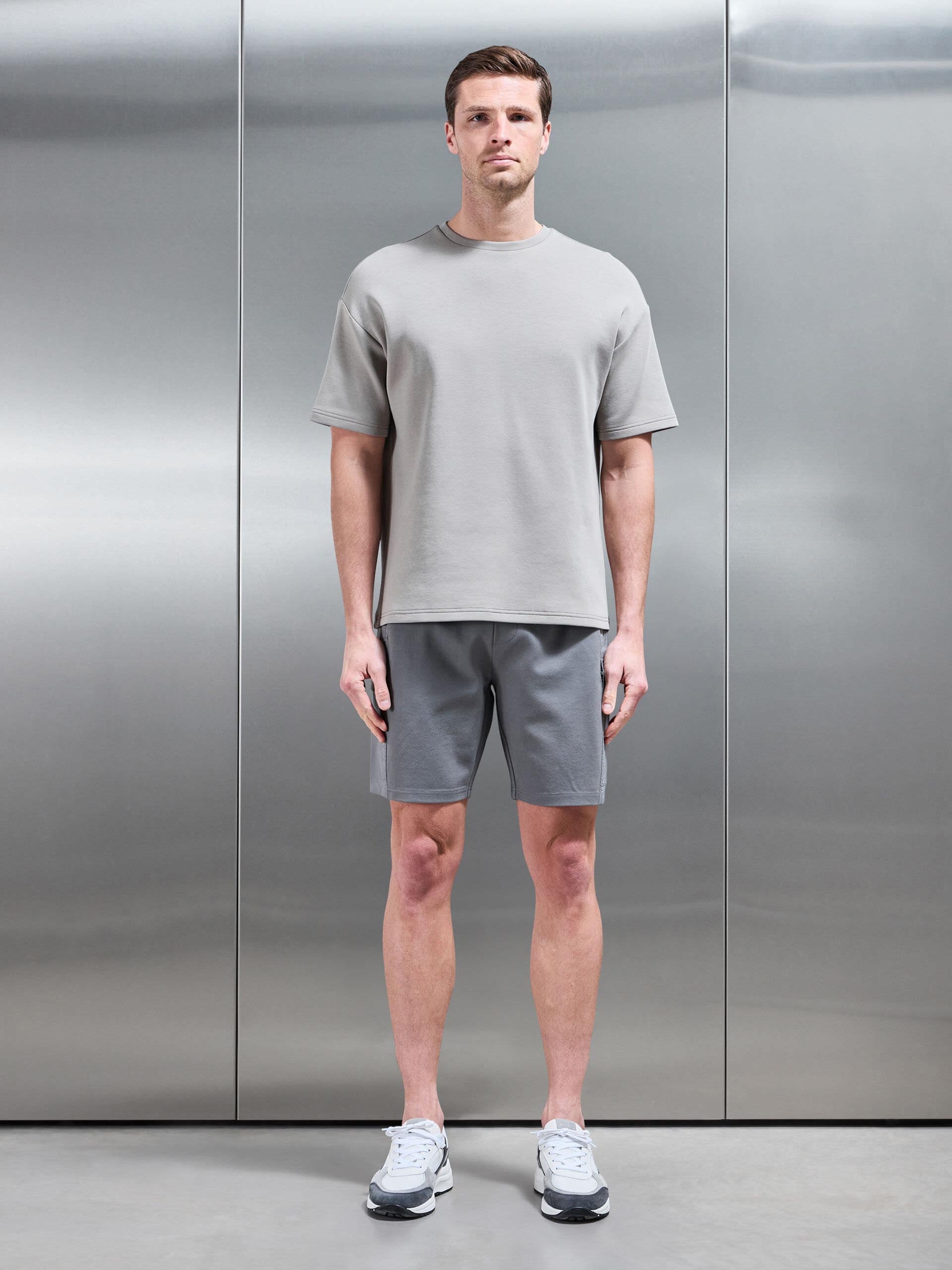 Hybrid Cargo Short in Grey