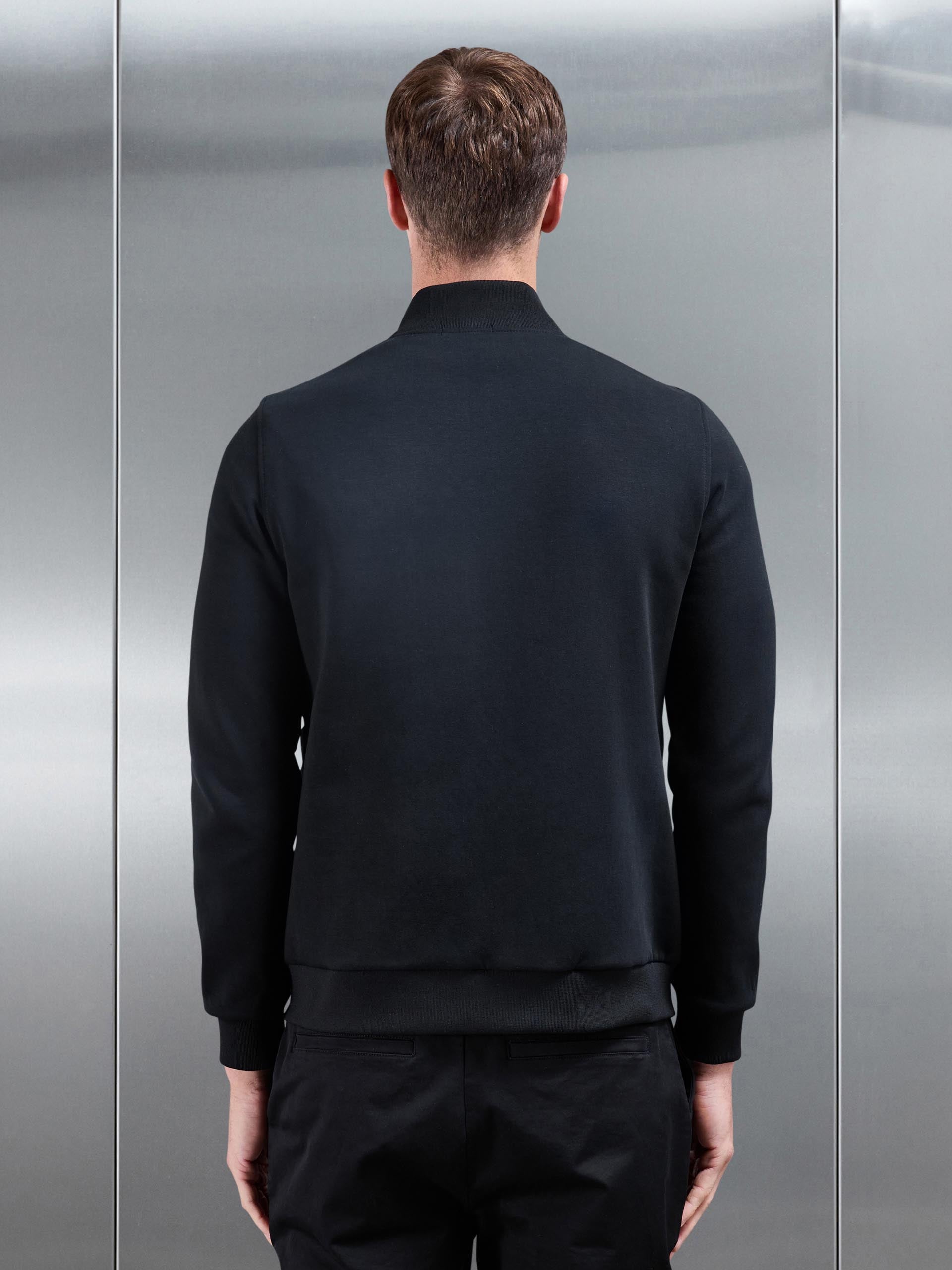 Hybrid Quilted Jacket in Black