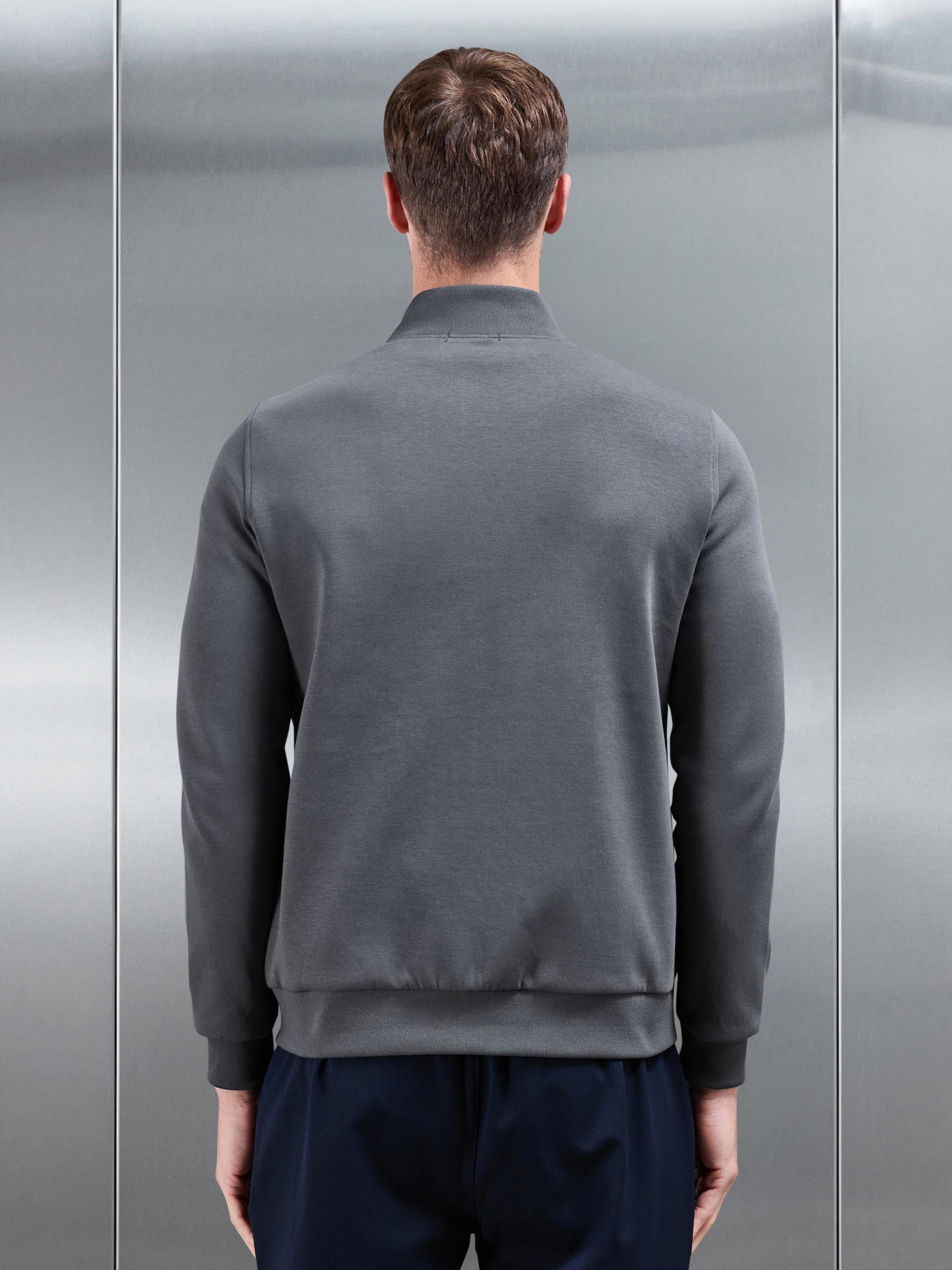 Hybrid Quilted Jacket in Grey