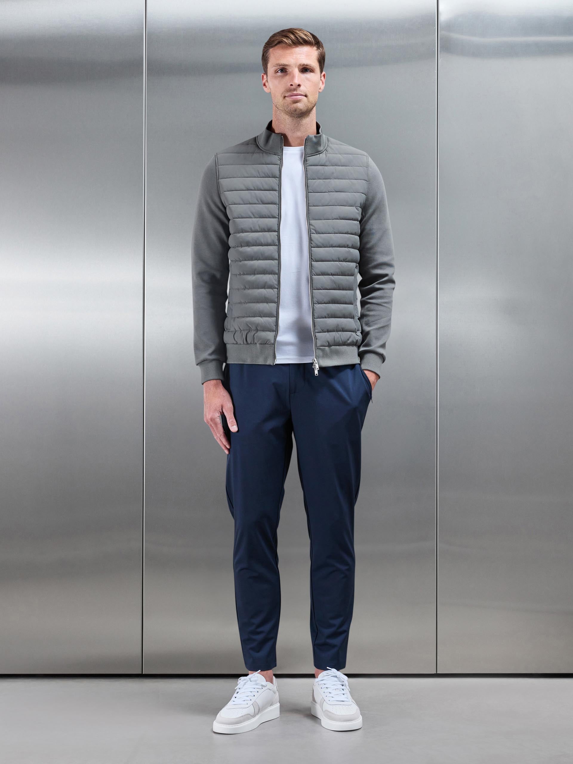 Hybrid Quilted Jacket in Sage