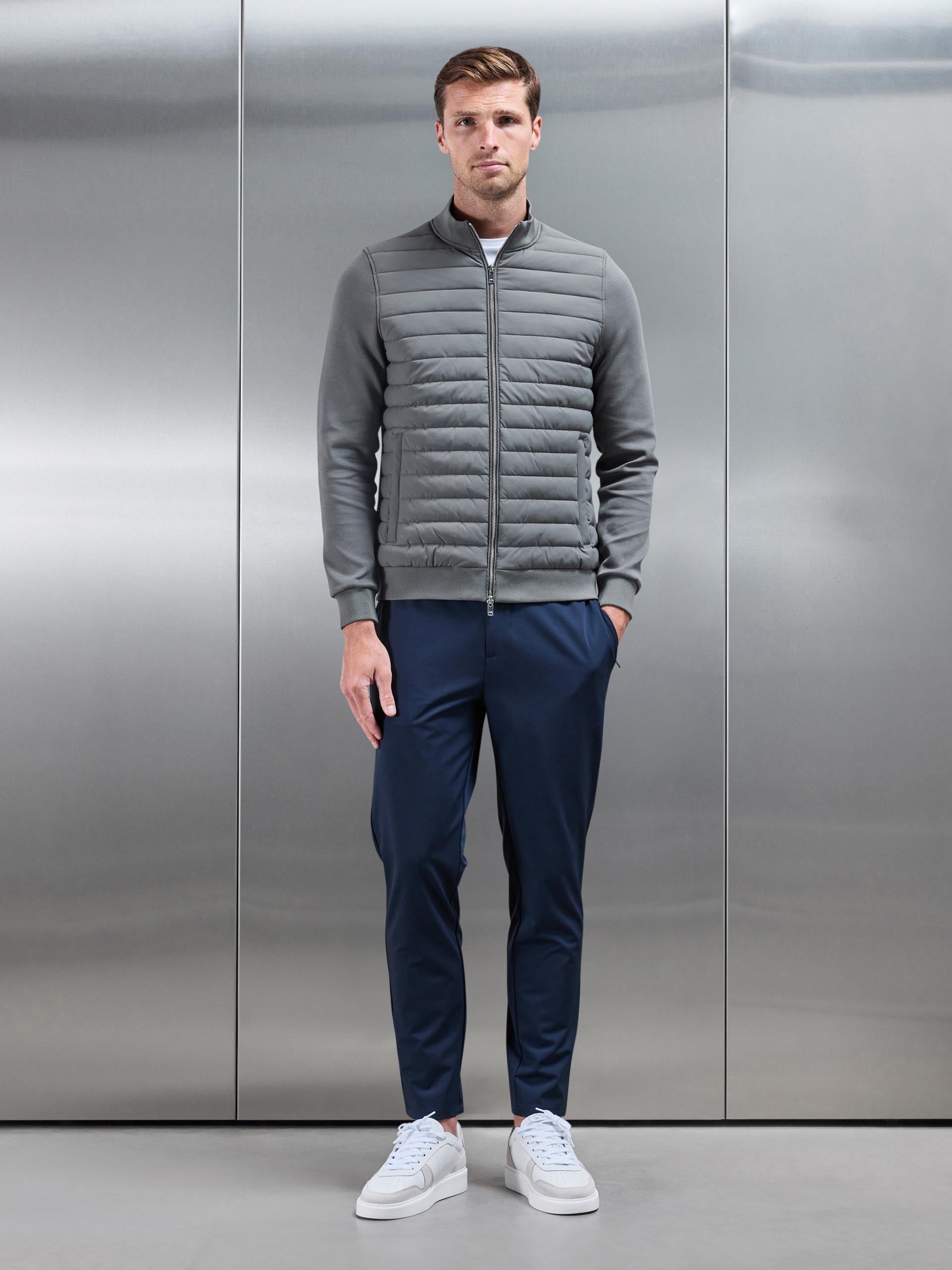 Hybrid Quilted Jacket in Sage