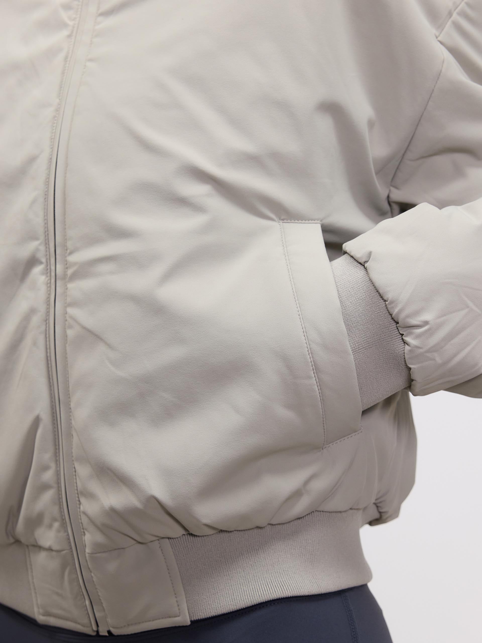 Womens Reversible Bomber Jacket in Slate Blue Stone