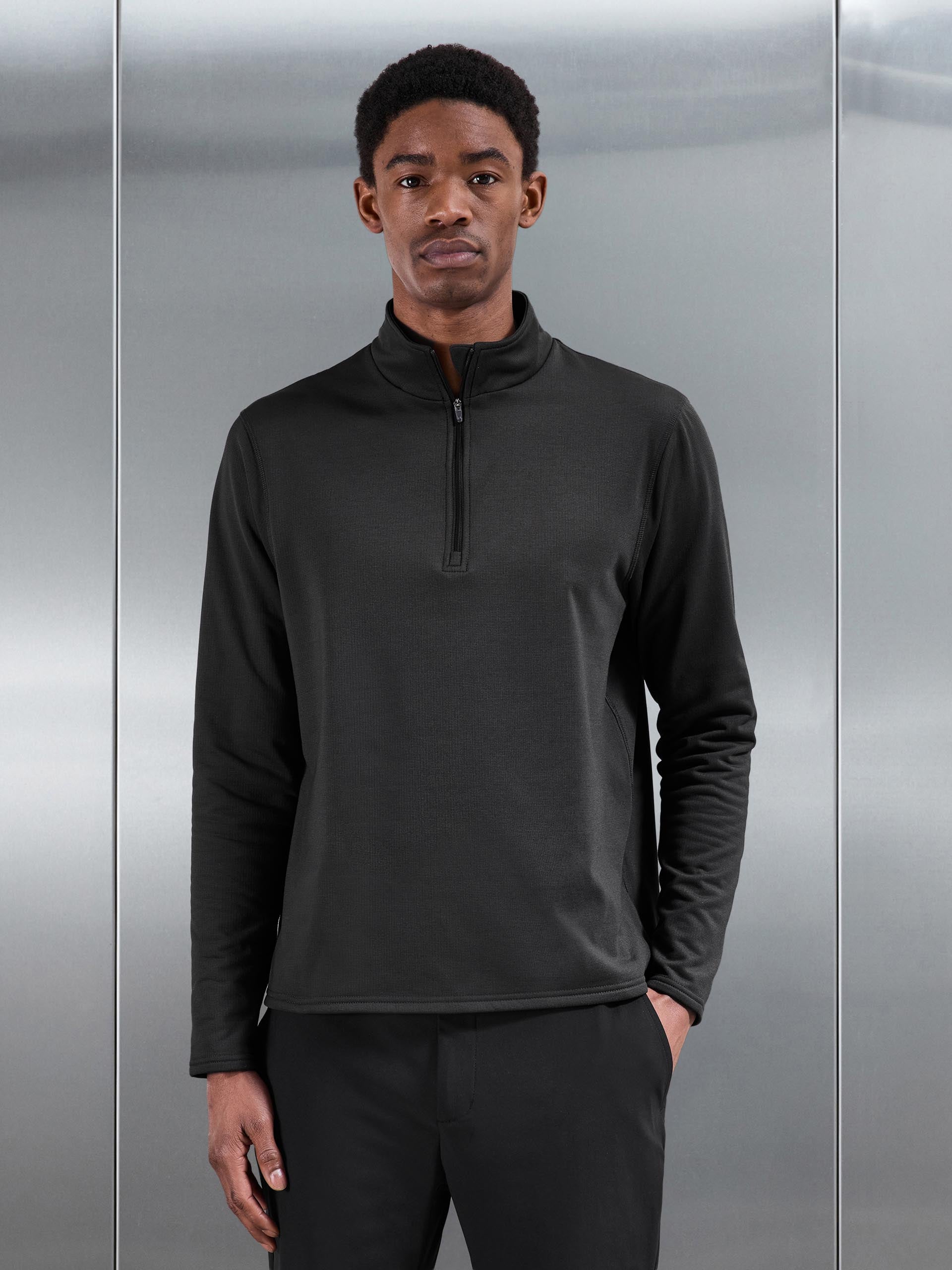 Insulating Golf Mid Layer in Grey