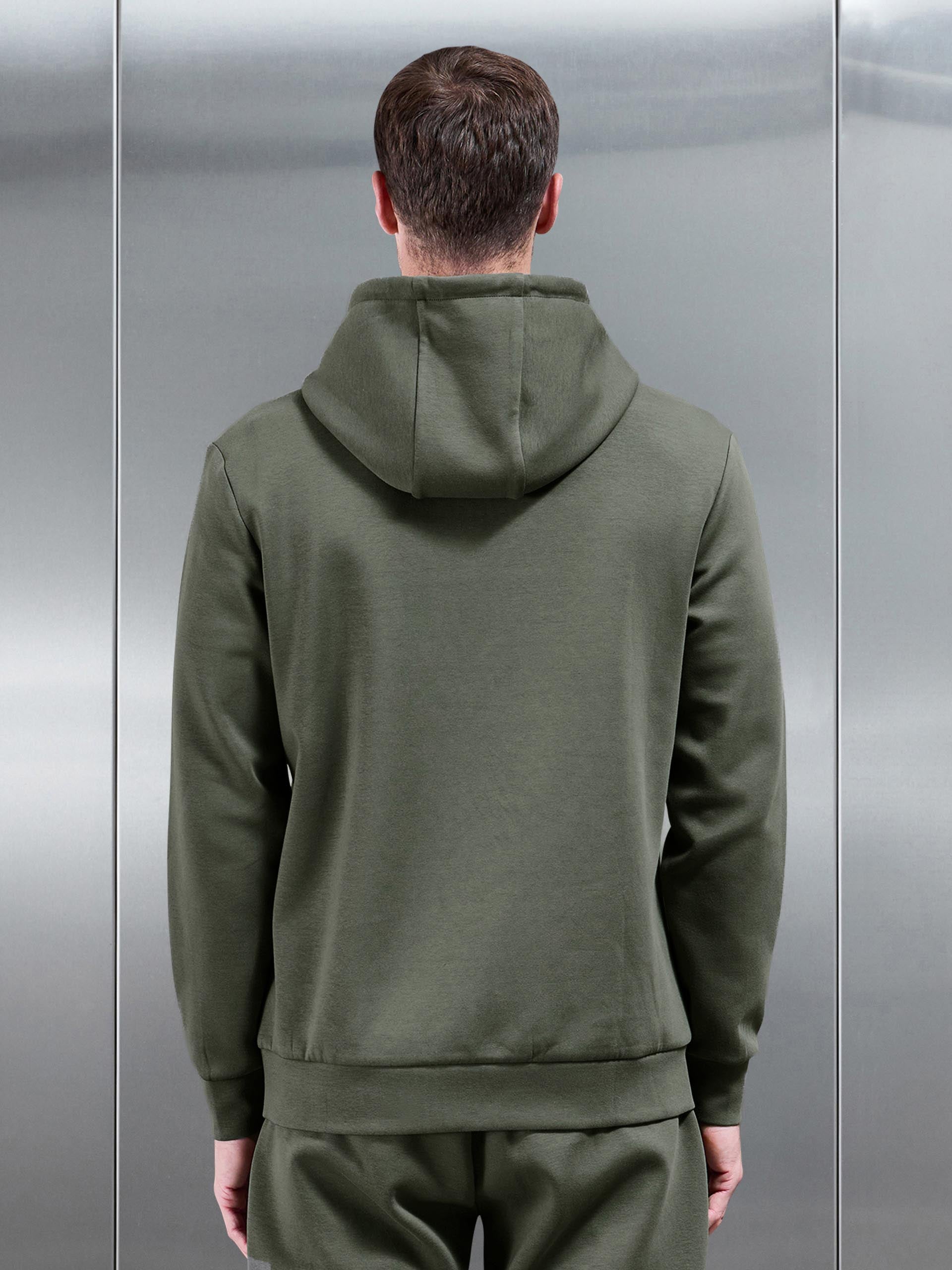 Interlock Jersey Hoodie in Sage