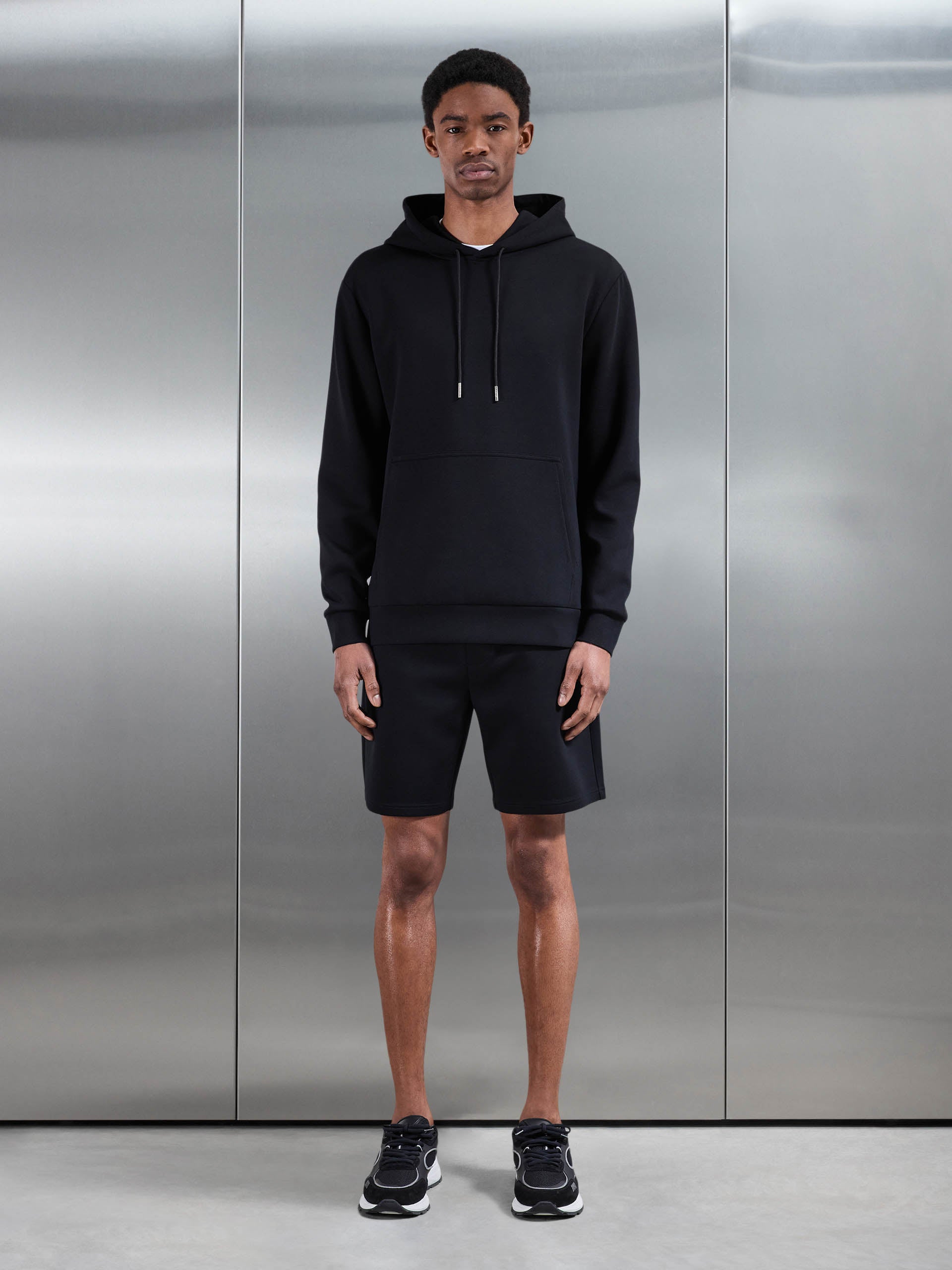 Interlock Jersey Short in Black