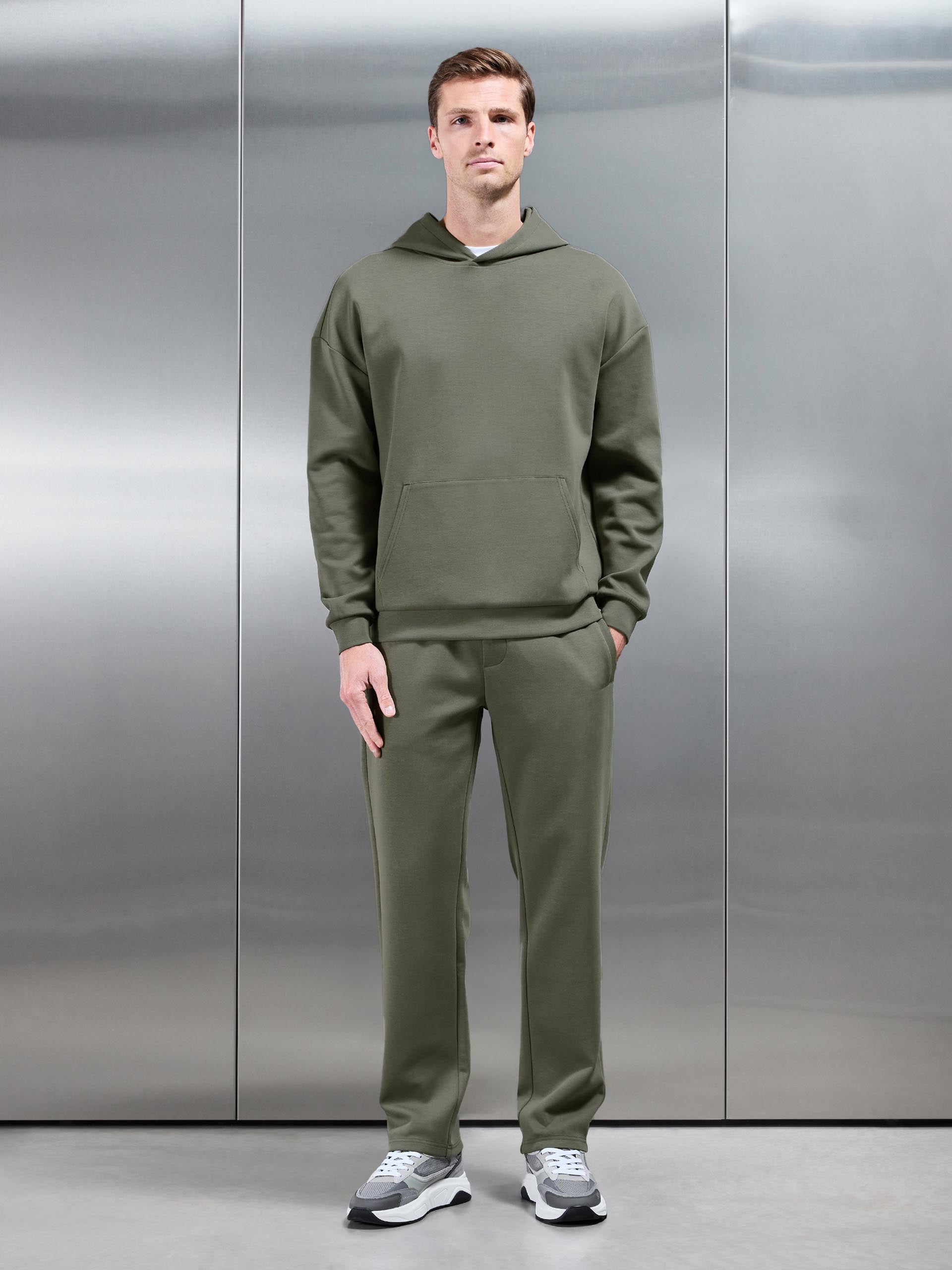 Interlock Jersey Straight Leg Jogger in Sage