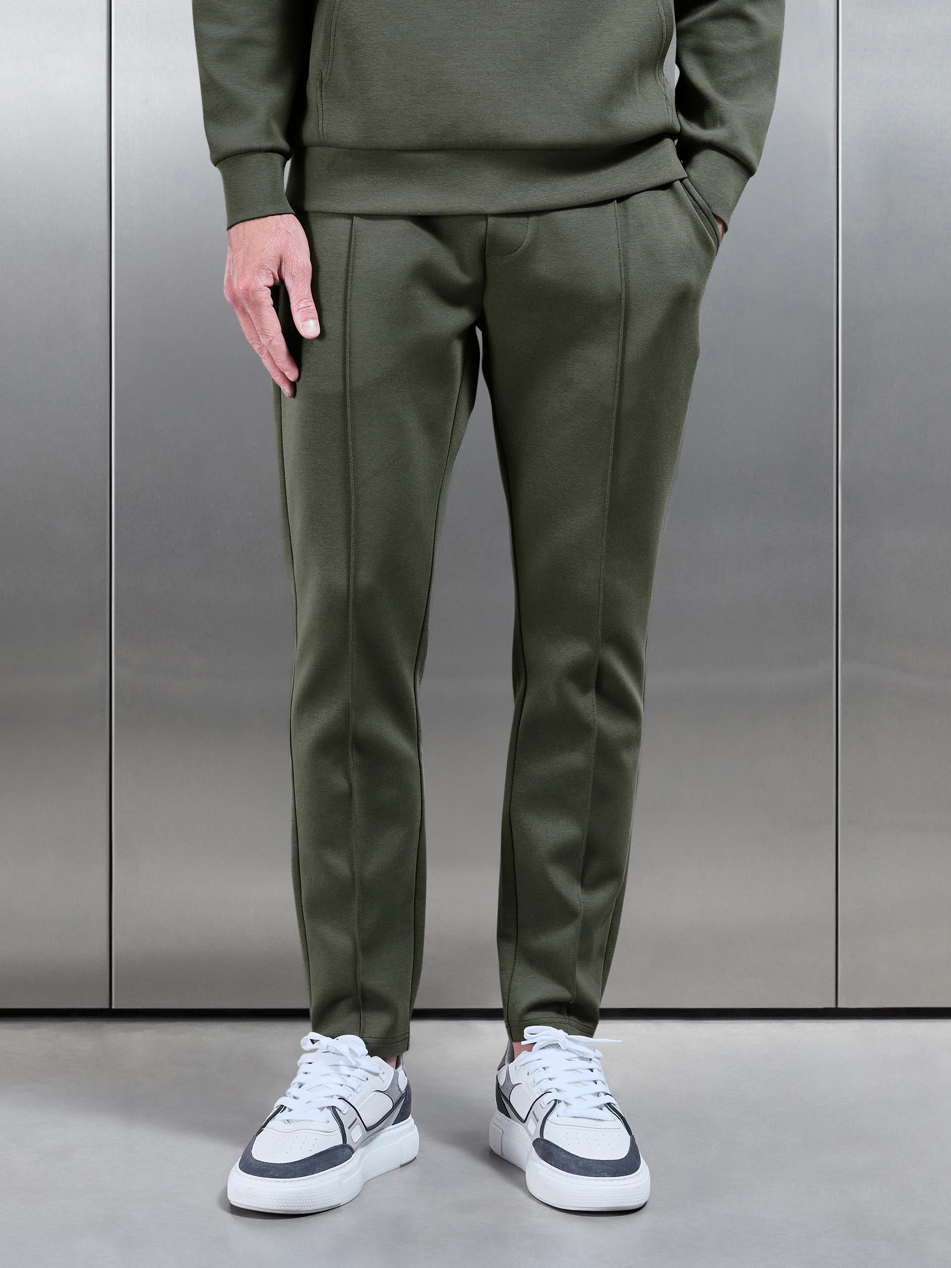 Interlock Jersey Tapered Jogger in Sage
