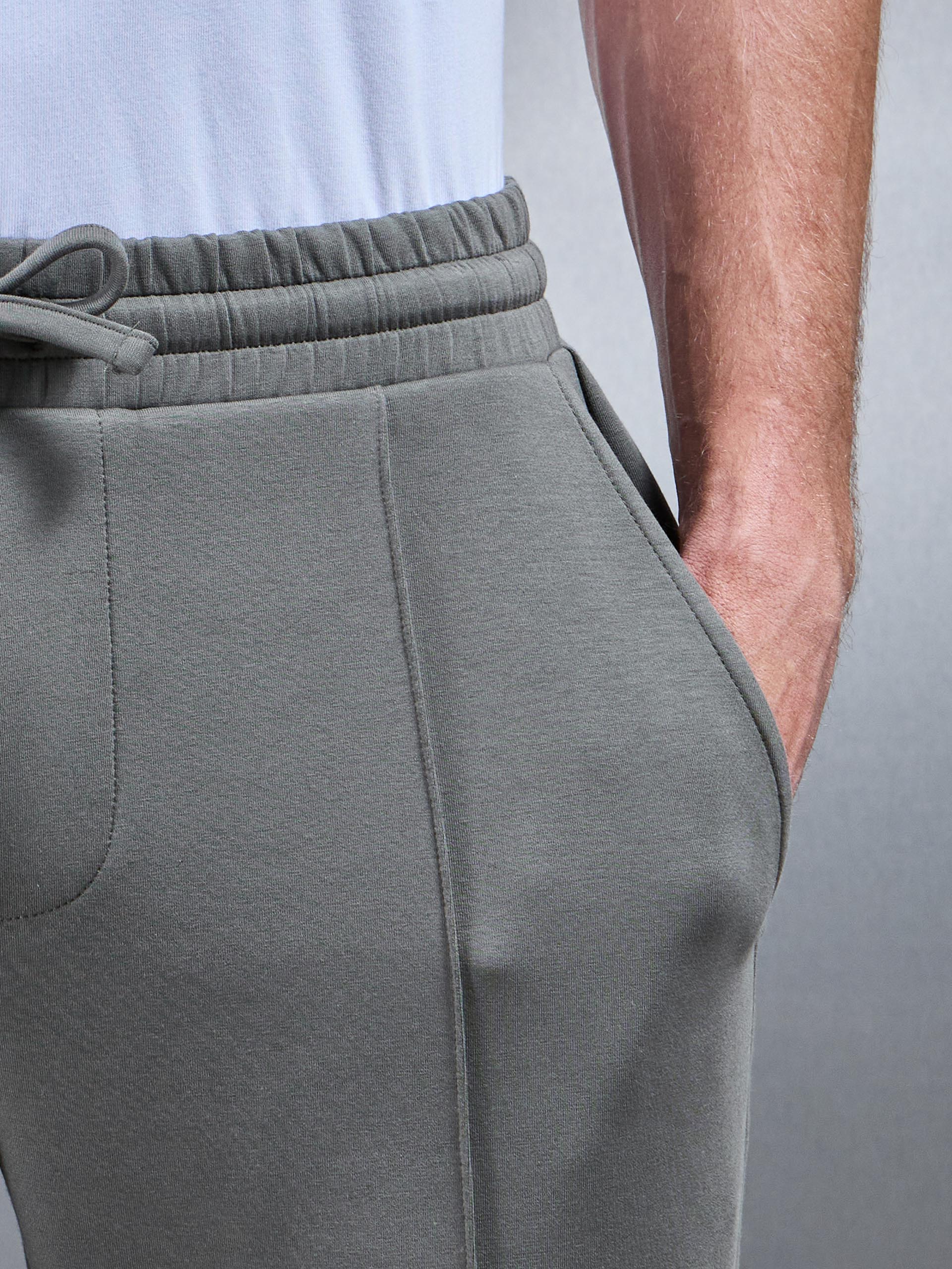 Interlock Jersey Tapered Jogger in Sage