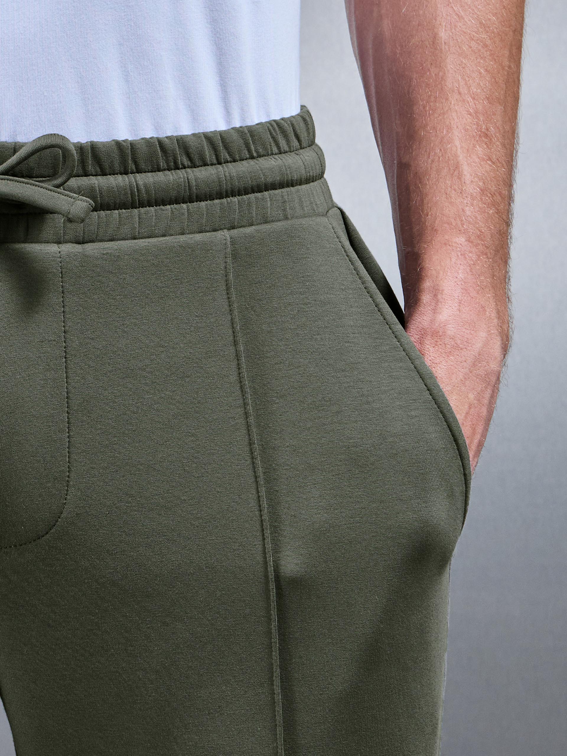 Interlock Jersey Tapered Jogger in Sage
