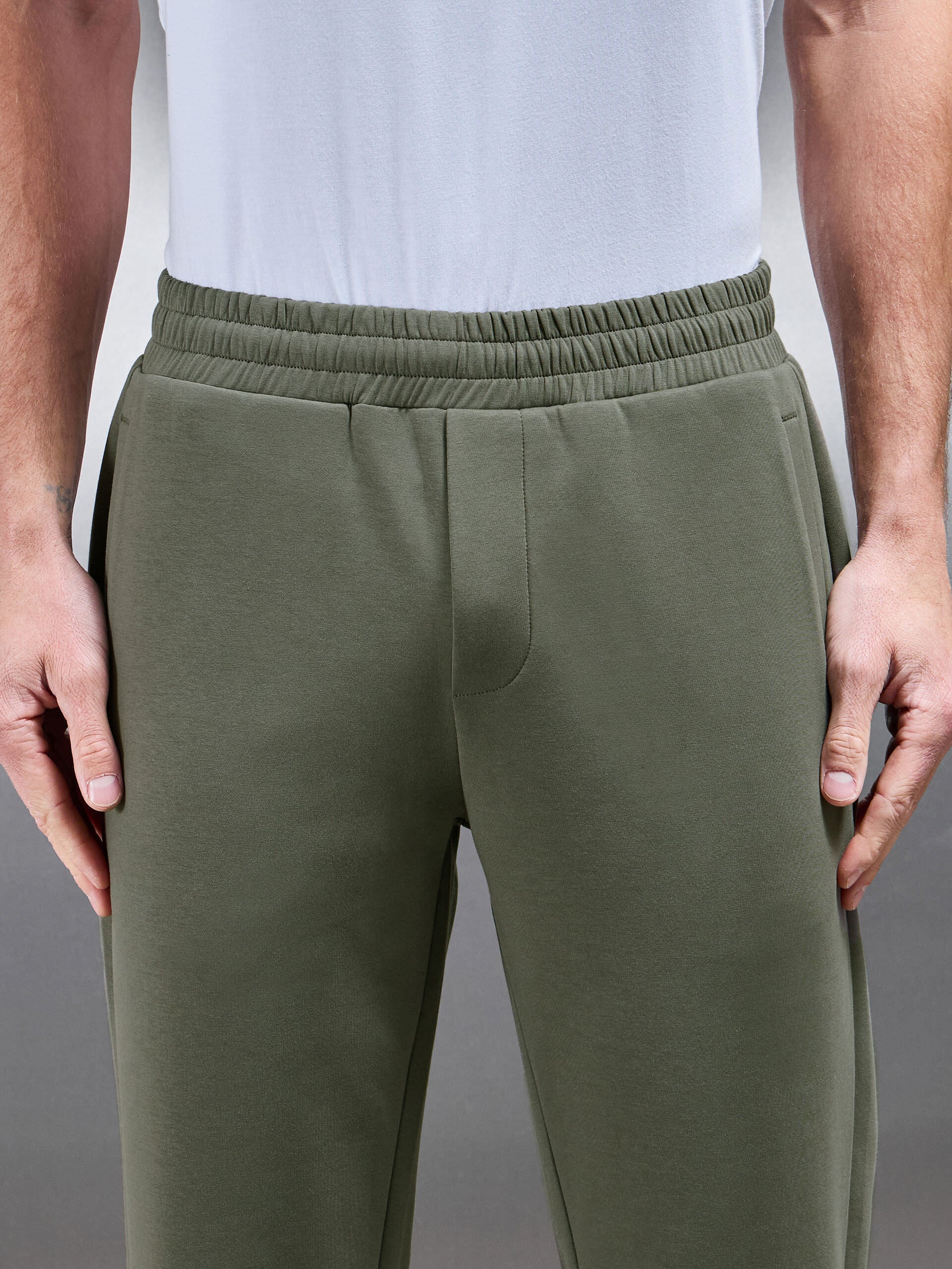 Interlock Jersey Straight Leg Jogger in Sage