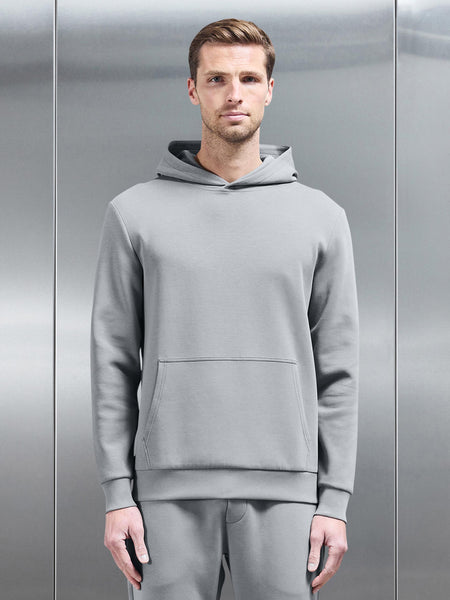 Interlock Jersey Essential Hoodie in Grey