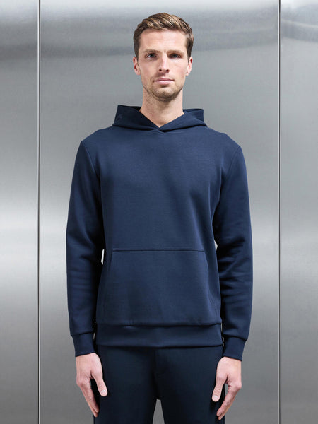 Interlock Jersey Essential Hoodie in Navy
