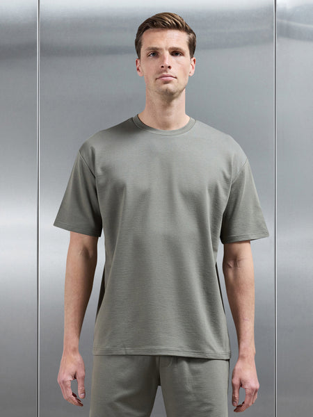 Interlock Relaxed Fit T-Shirt in Sage