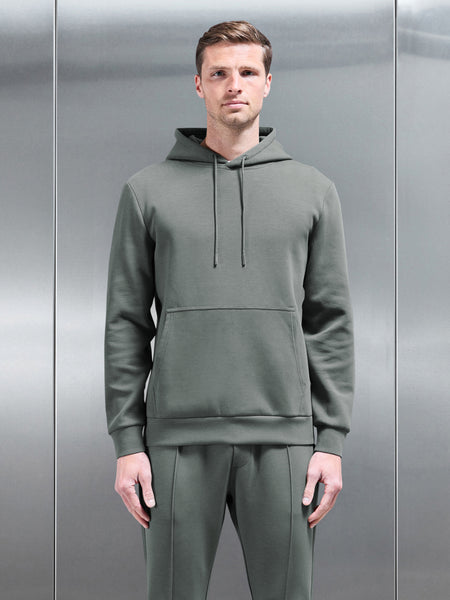Interlock Jersey Hoodie in Sage