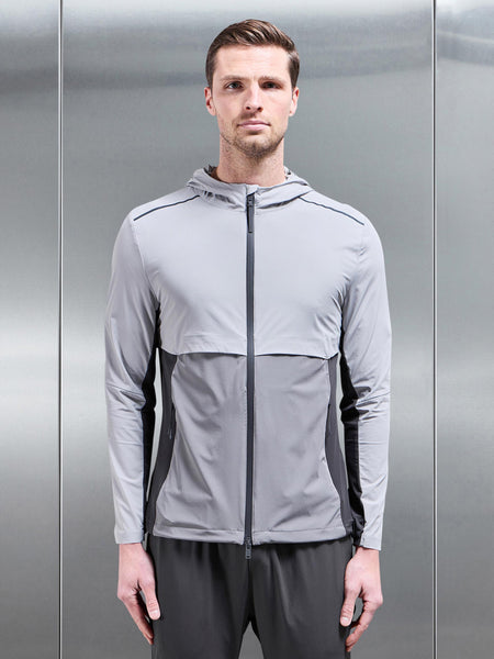 Lightweight Performance Windbreaker in Grey
