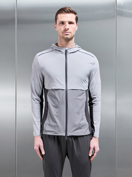 Lightweight Performance Windbreaker in Grey