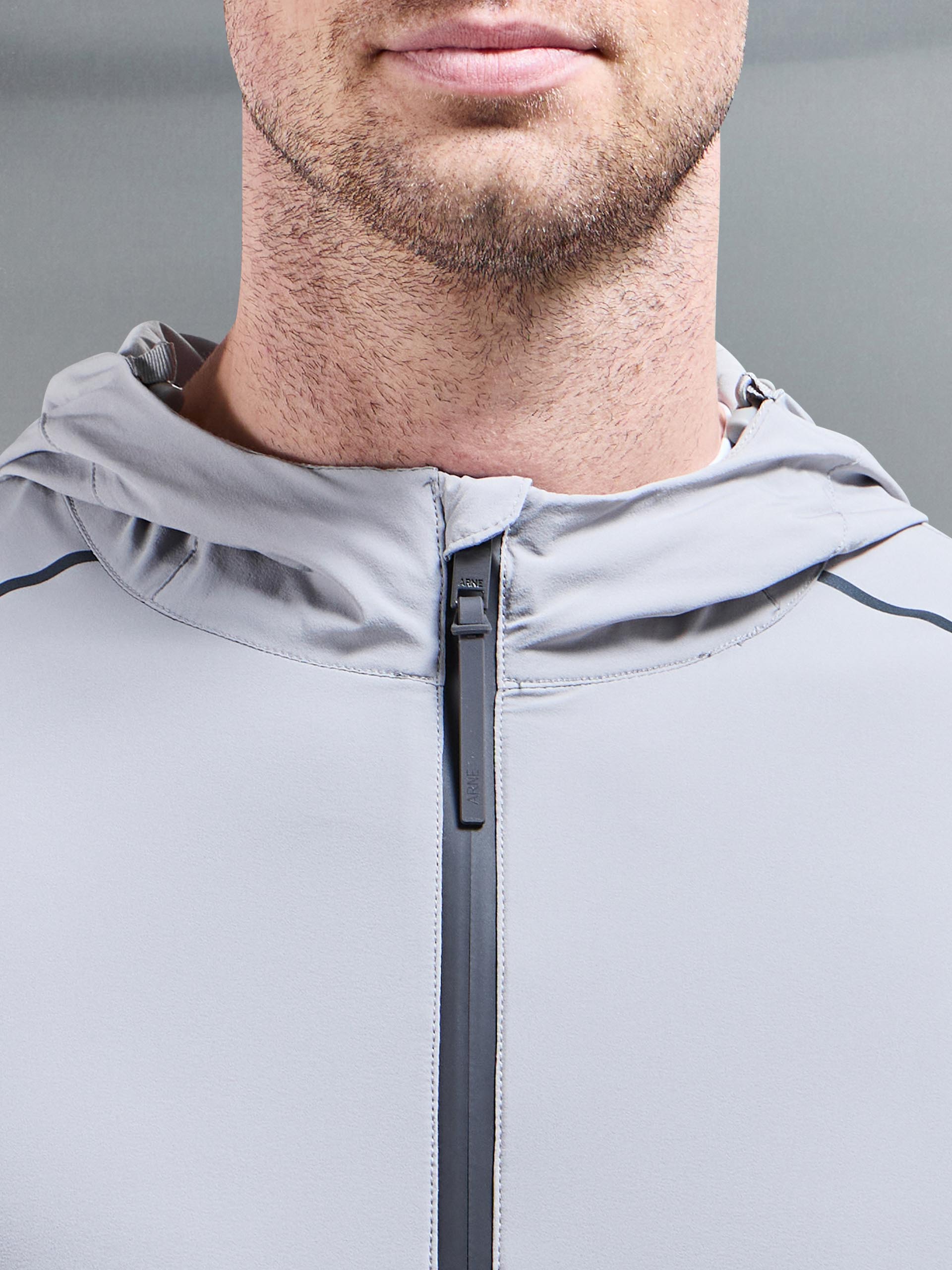 Lightweight Performance Windbreaker in Grey