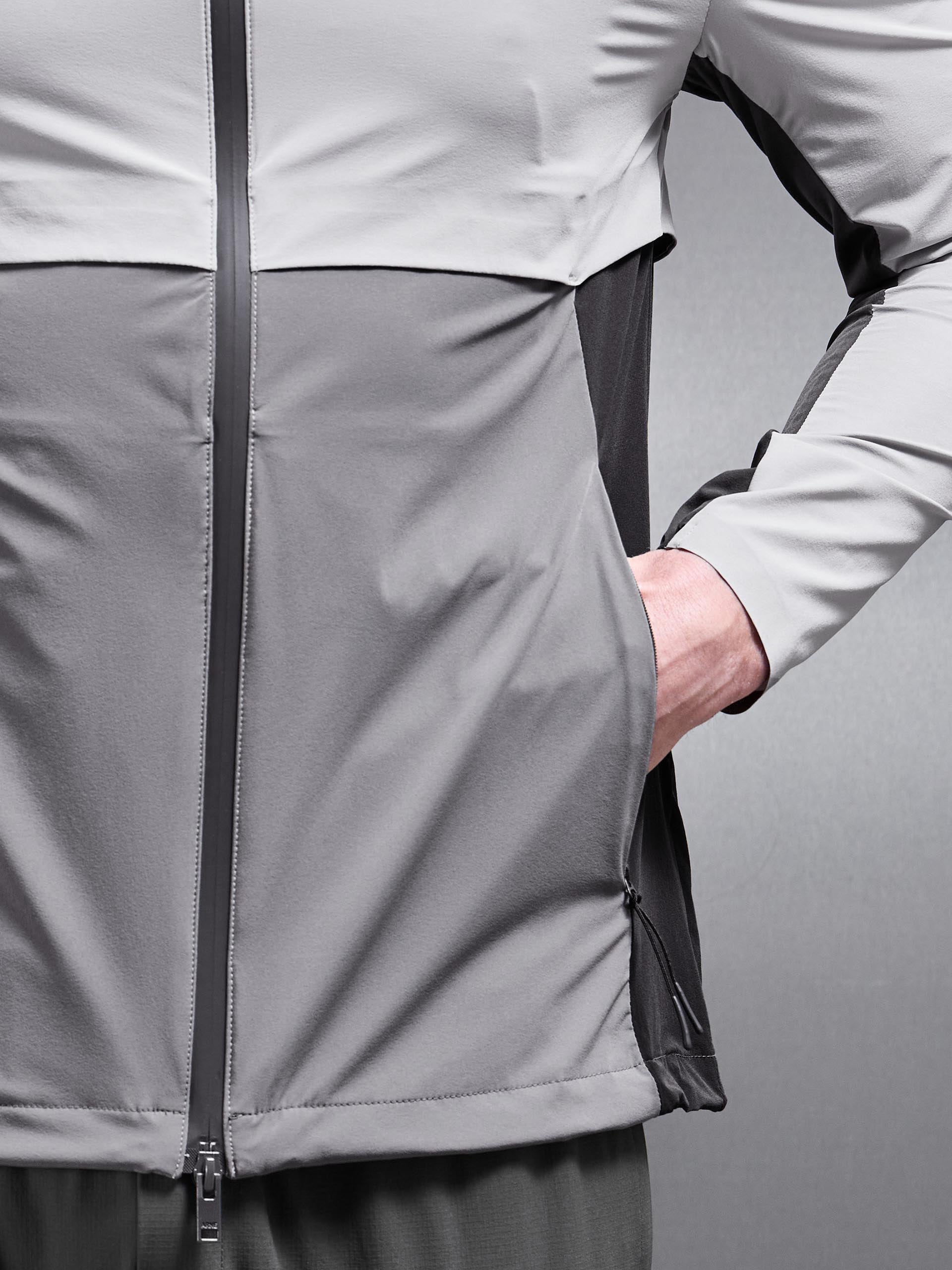 Lightweight Performance Windbreaker in Grey