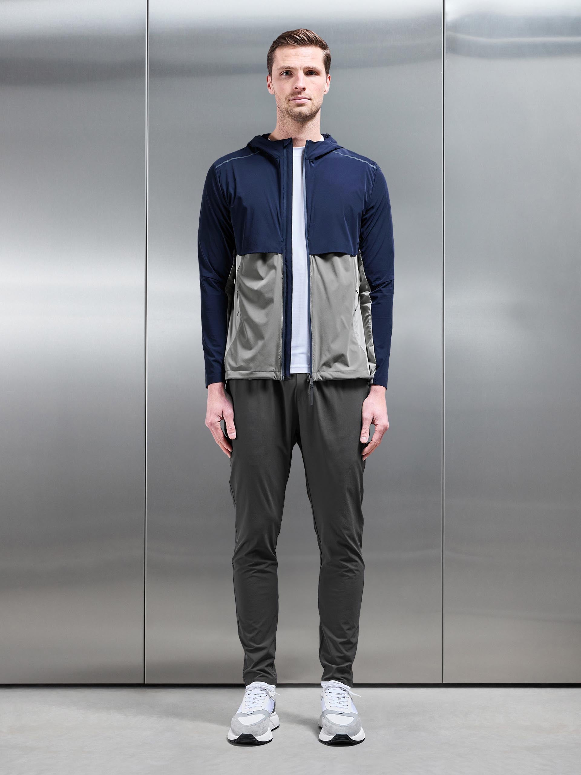 Lightweight Performance Windbreaker in Navy