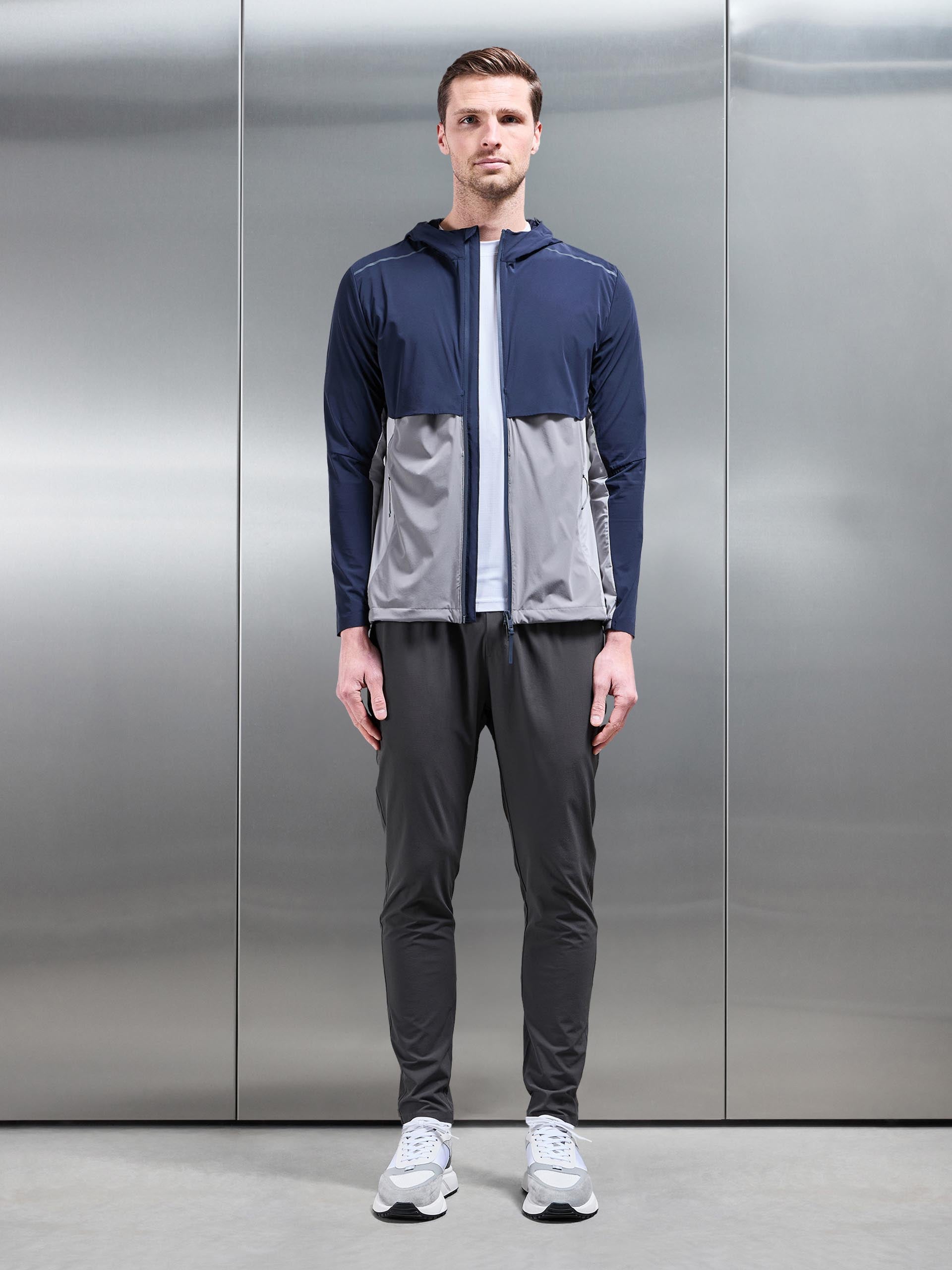 Lightweight Performance Windbreaker in Navy