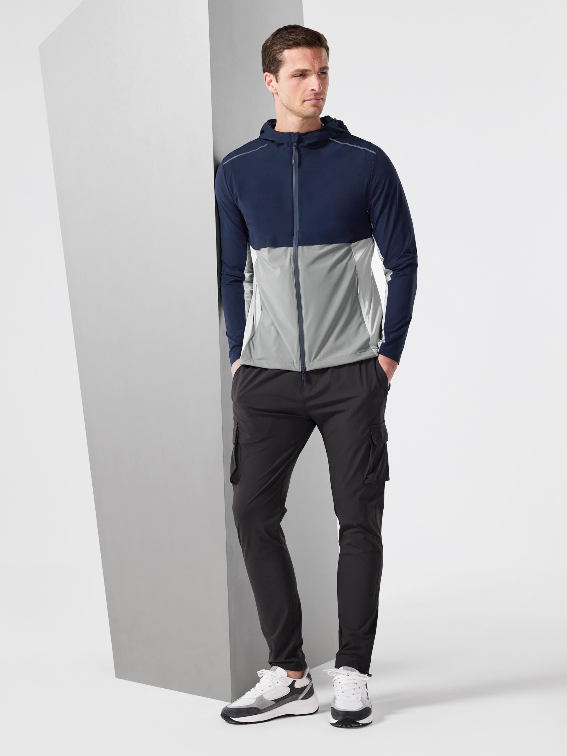 Lightweight Performance Windbreaker in Navy