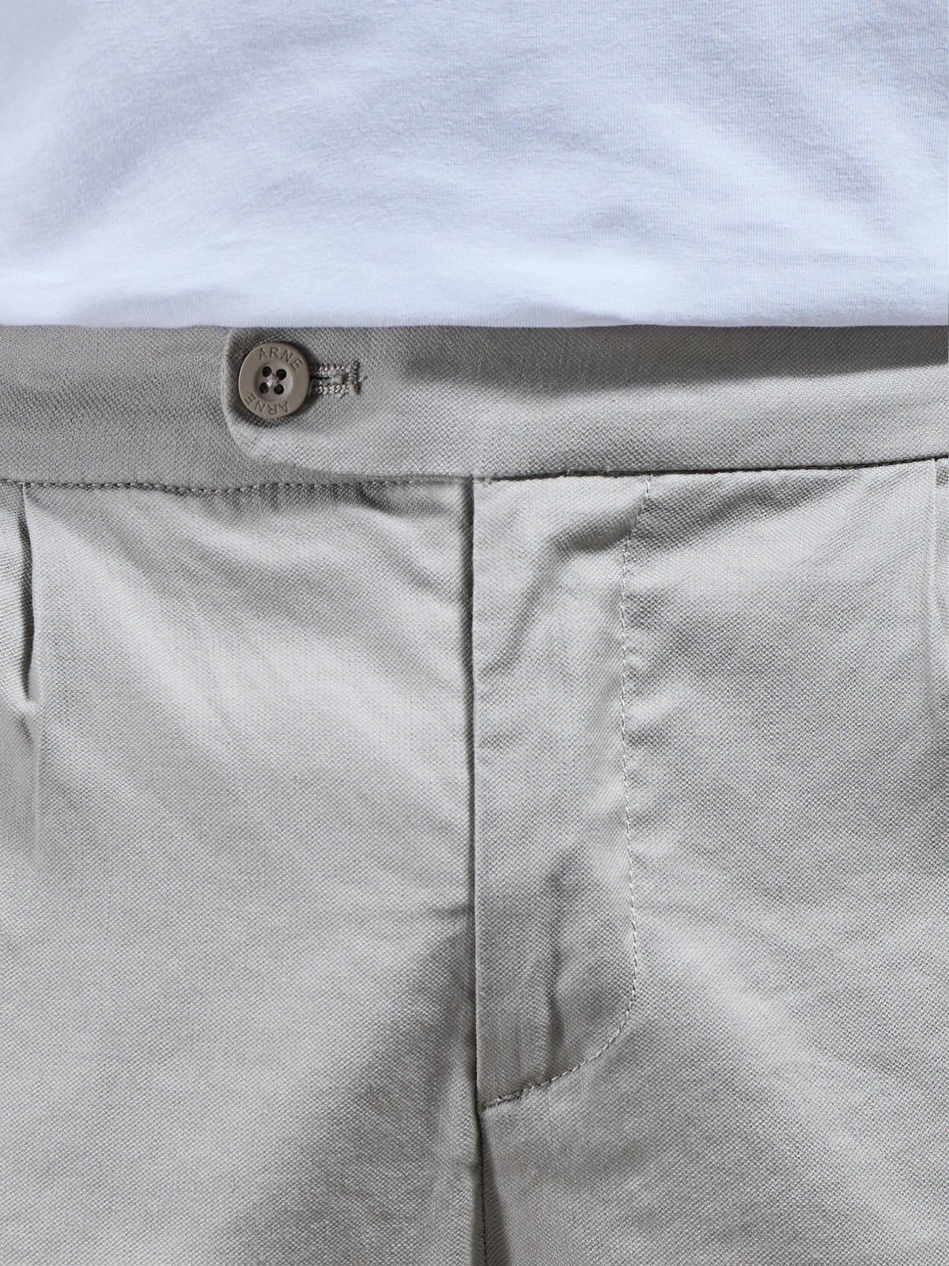 Linen Tailored Trouser in Stone