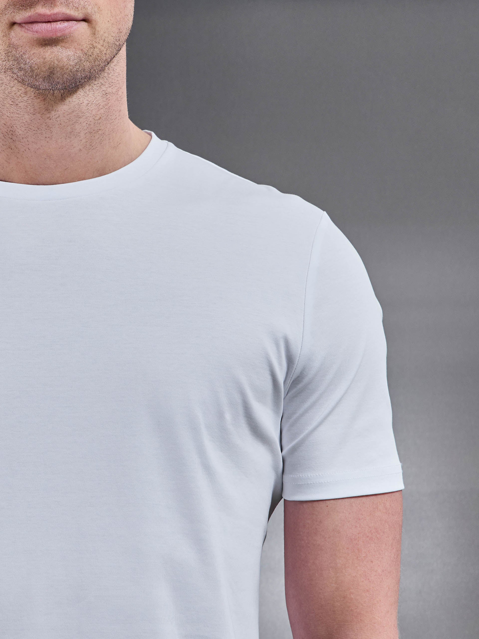 Mercerised Interlock T-Shirt in White