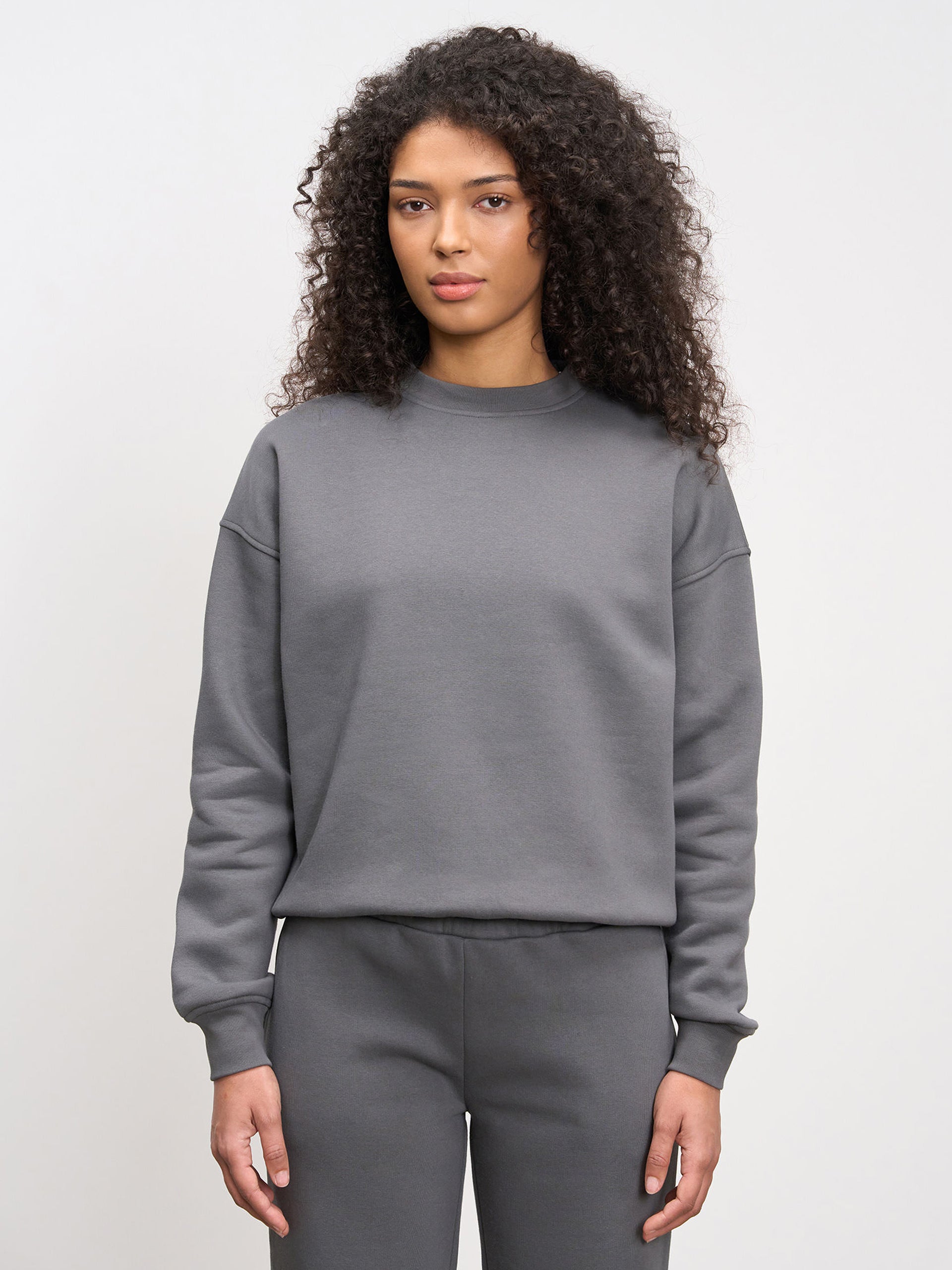 Womens Neoprene Sweatshirt in Grey