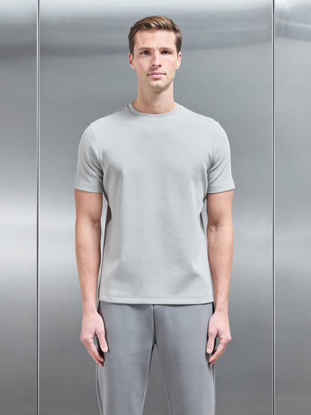 Neoprene T-Shirt in Stone